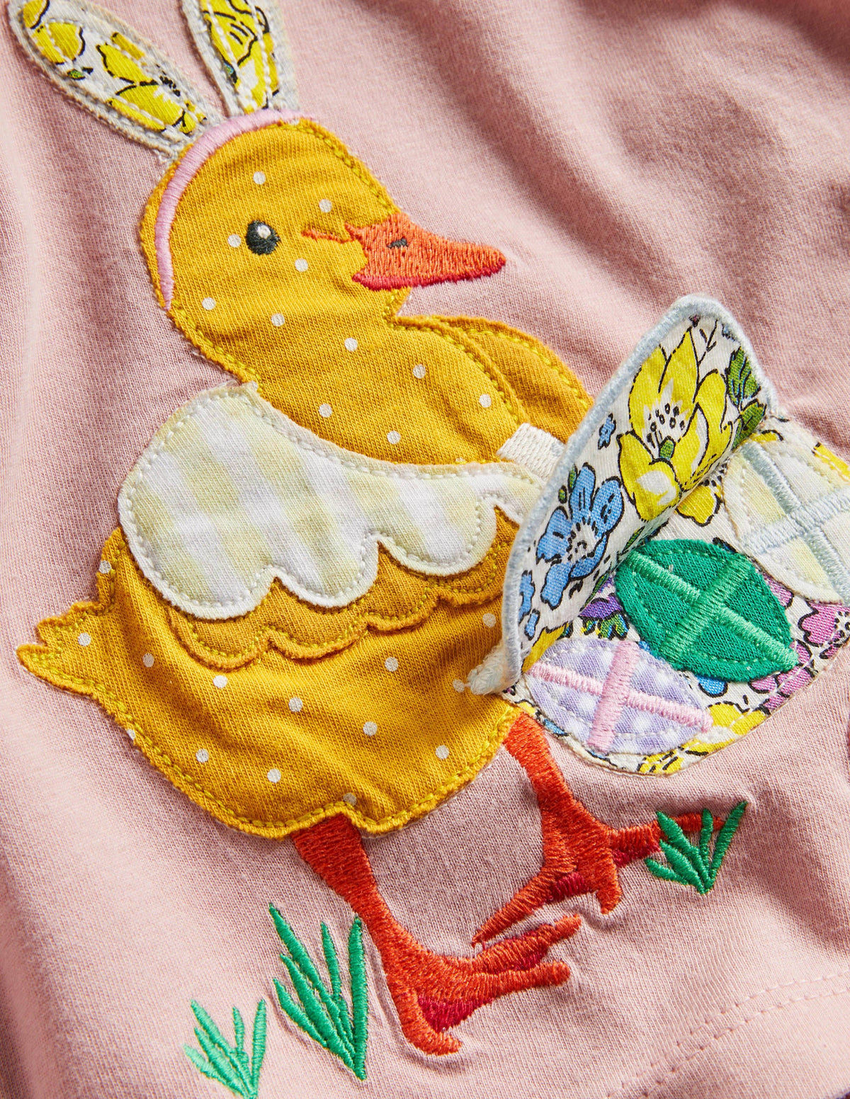 Lift-the-flap T-shirt-Pink Duck-3