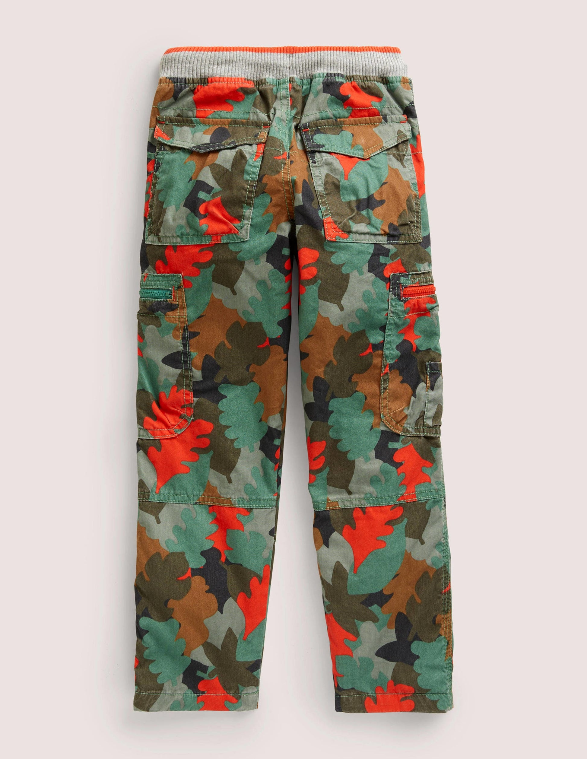 Cosy Lined Cargo Pants-Rosemary Autumn Leaf Camo-2