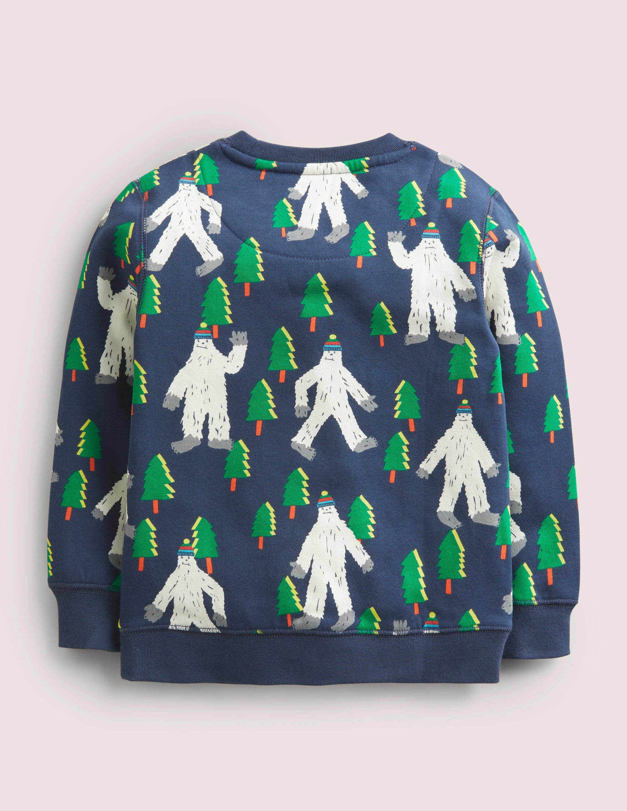 Printed Sweatshirt-College Navy Yeti - Image 2