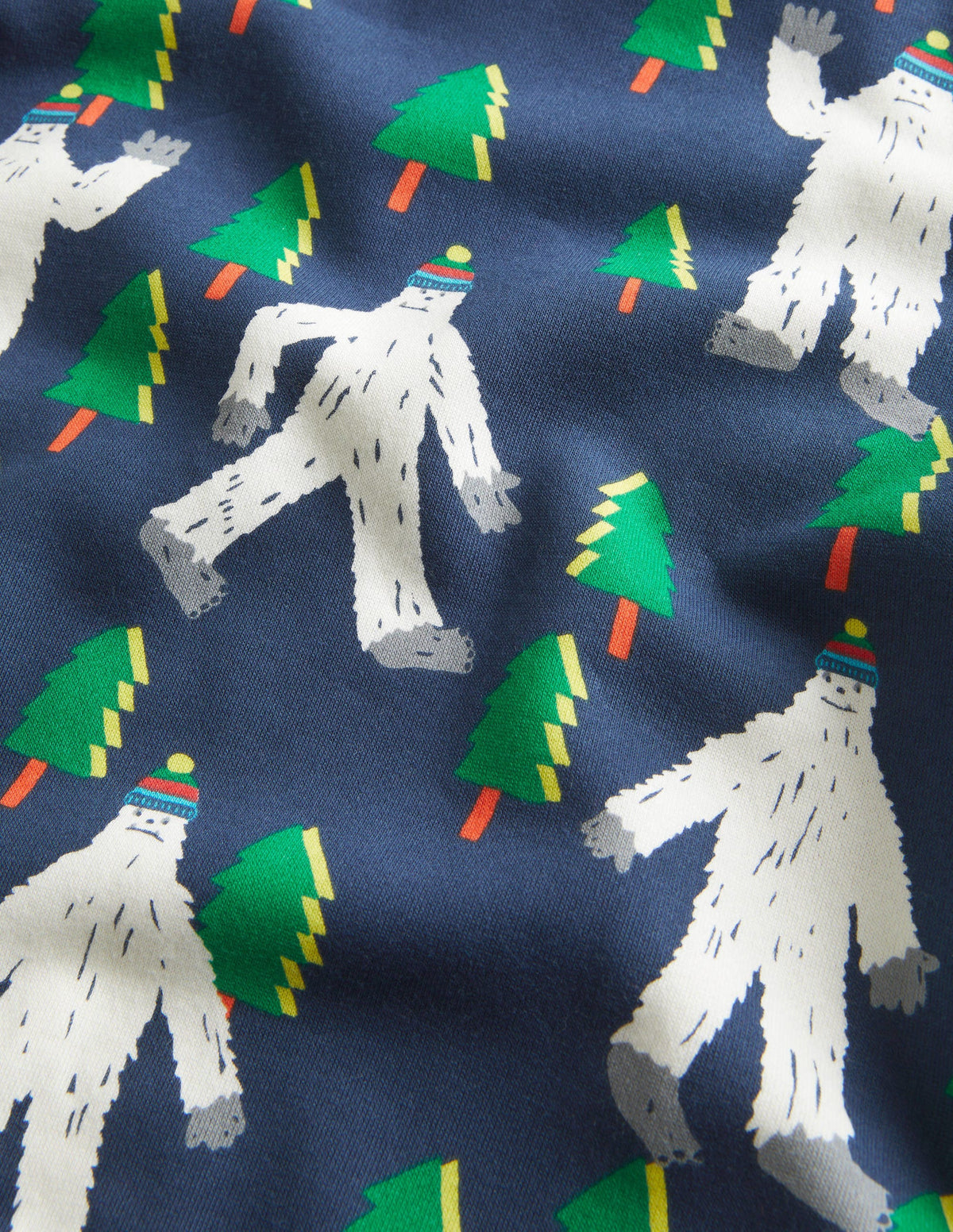 Printed Sweatshirt-College Navy Yeti-3