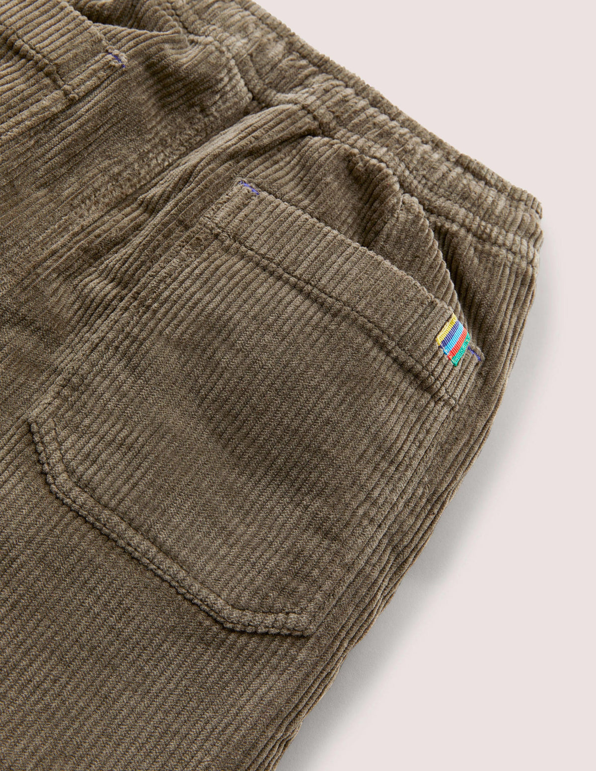 Lined Cord Pants-Khaki Green Cord - Image 3