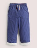 Lined Cord Pants-Starboard Blue