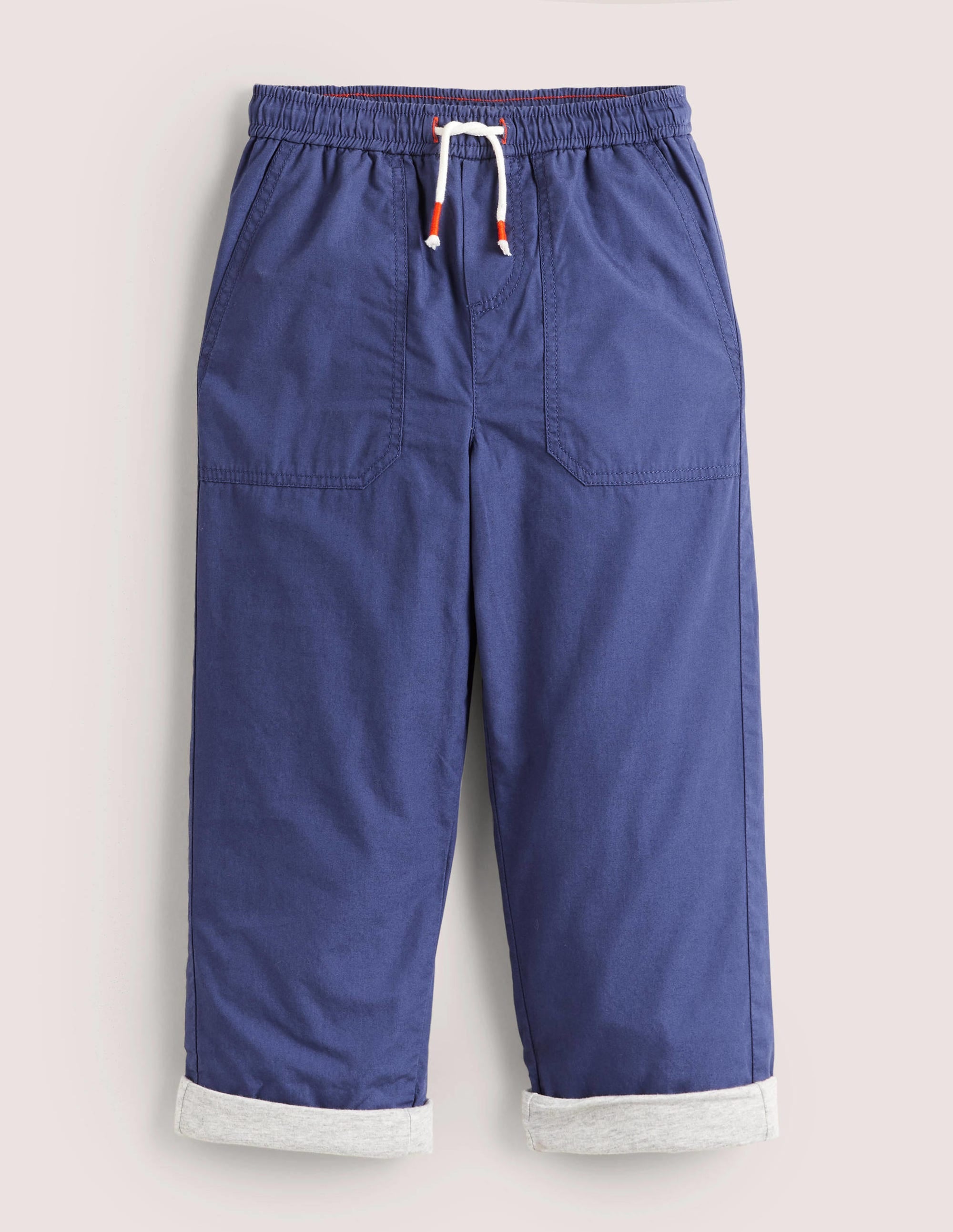 Lined Cord Pants-Starboard Blue - Image 1