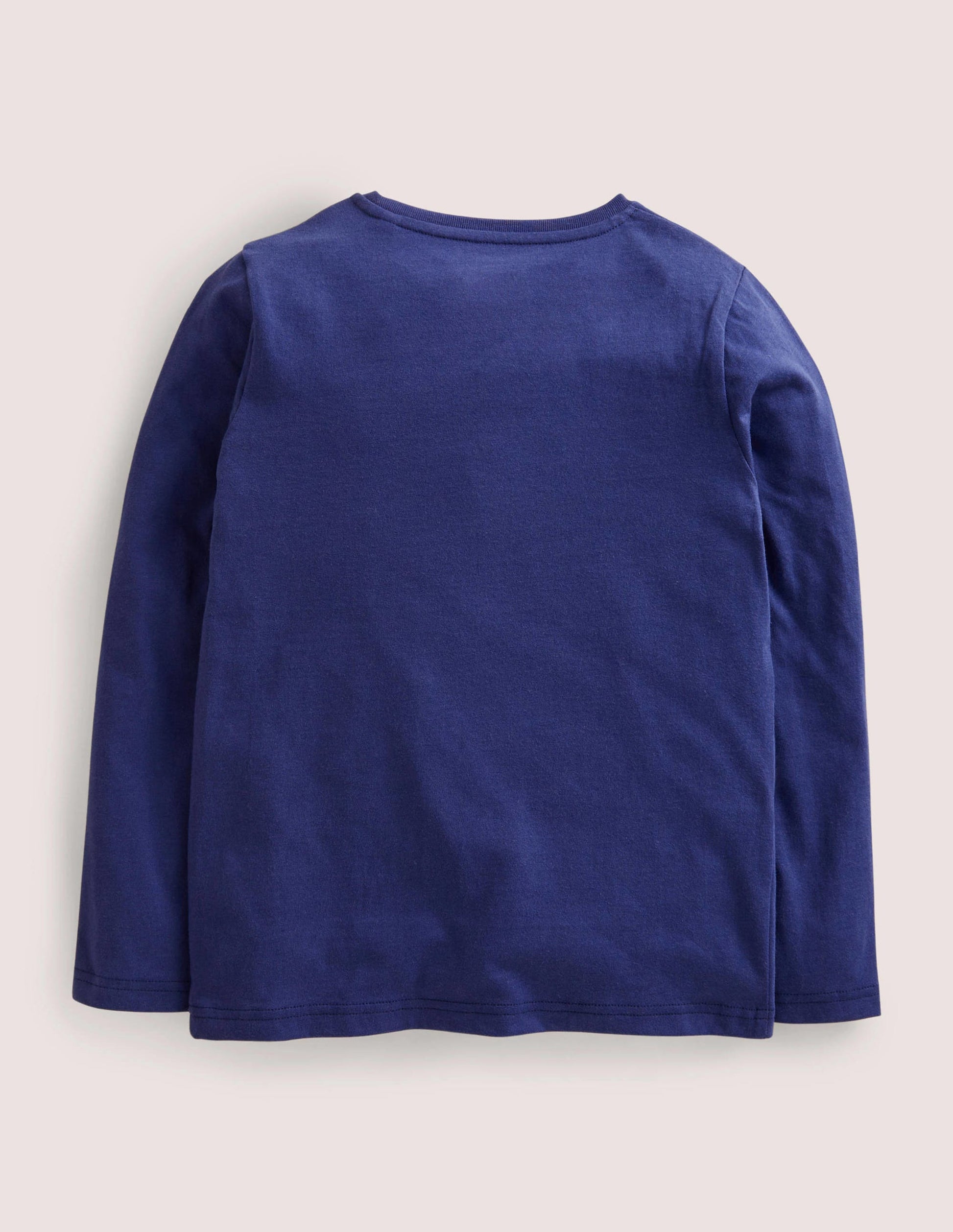 Big Appliqué T-shirt-Starboard Blue Camp Fire-2