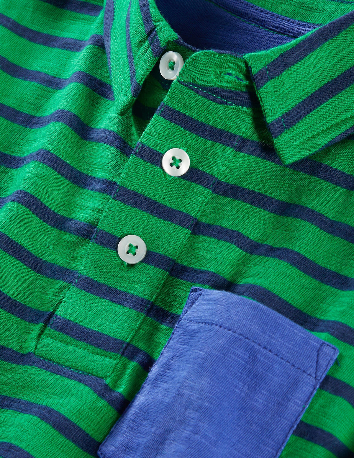 Supersoft Polo Shirt-Starboard Blue/Green-3