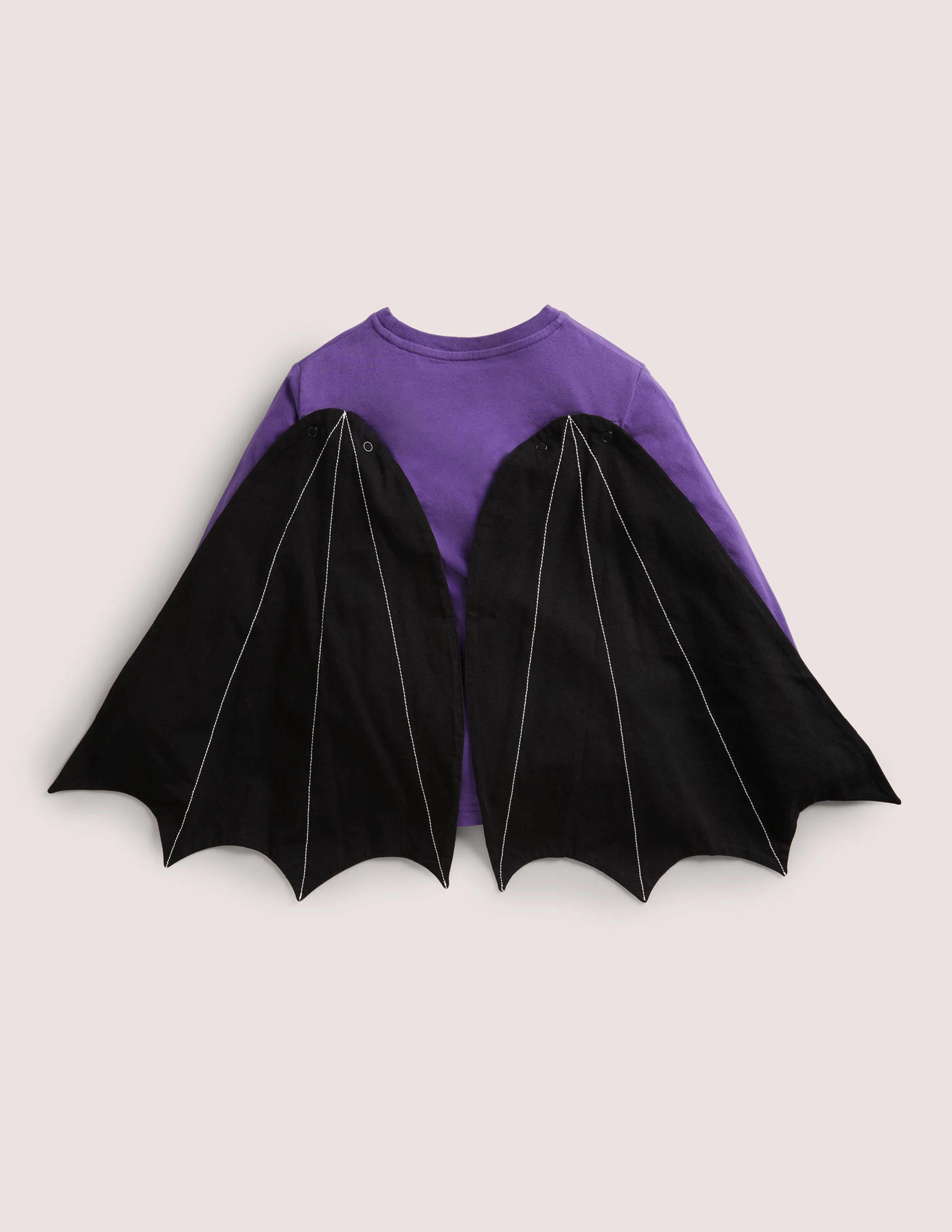 Halloween Glow Bat T-shirt-Bijou Purple Bat - Image 2
