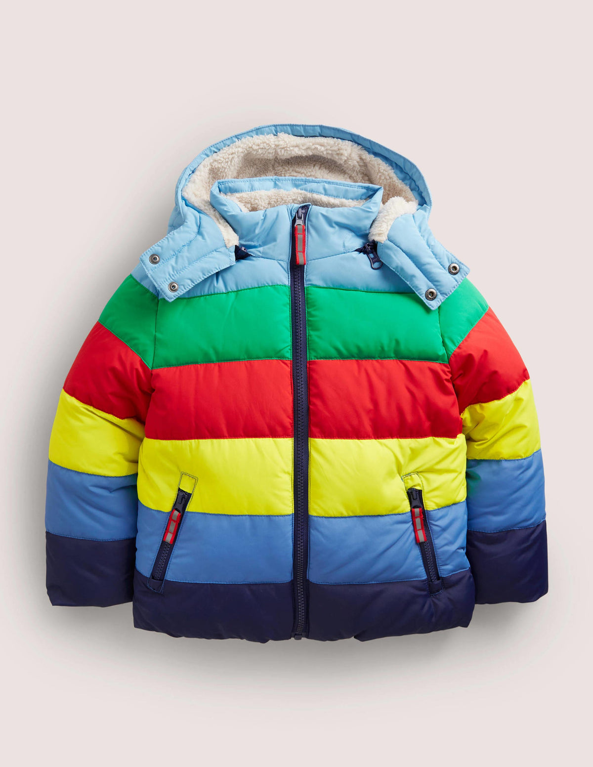 Water Resistant Padded Jacket-Multi Rainbow - Image 1