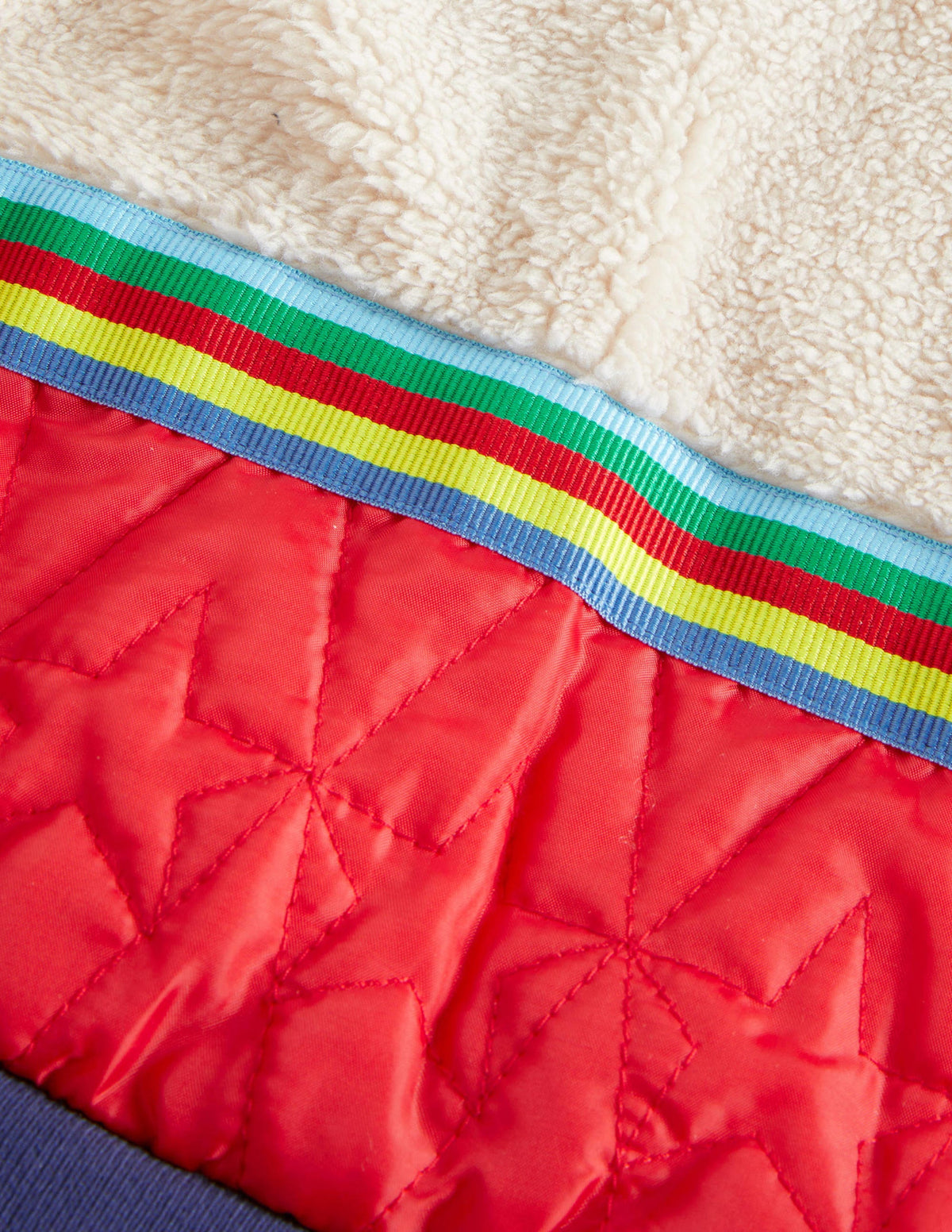 Water Resistant Padded Jacket-Multi Rainbow-3