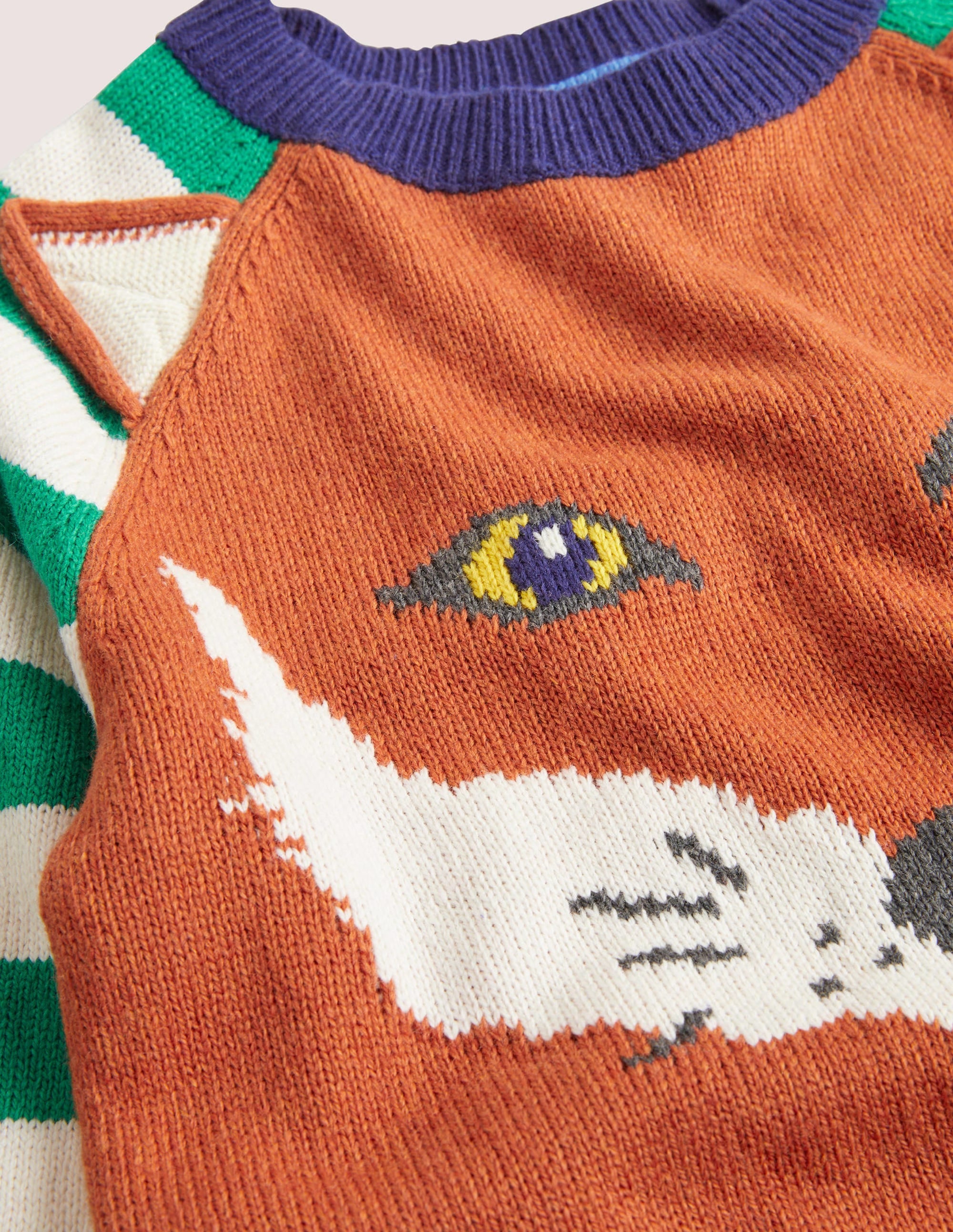 Hotchpotch Logo Jumper-Rust Orange Fox - Image 3