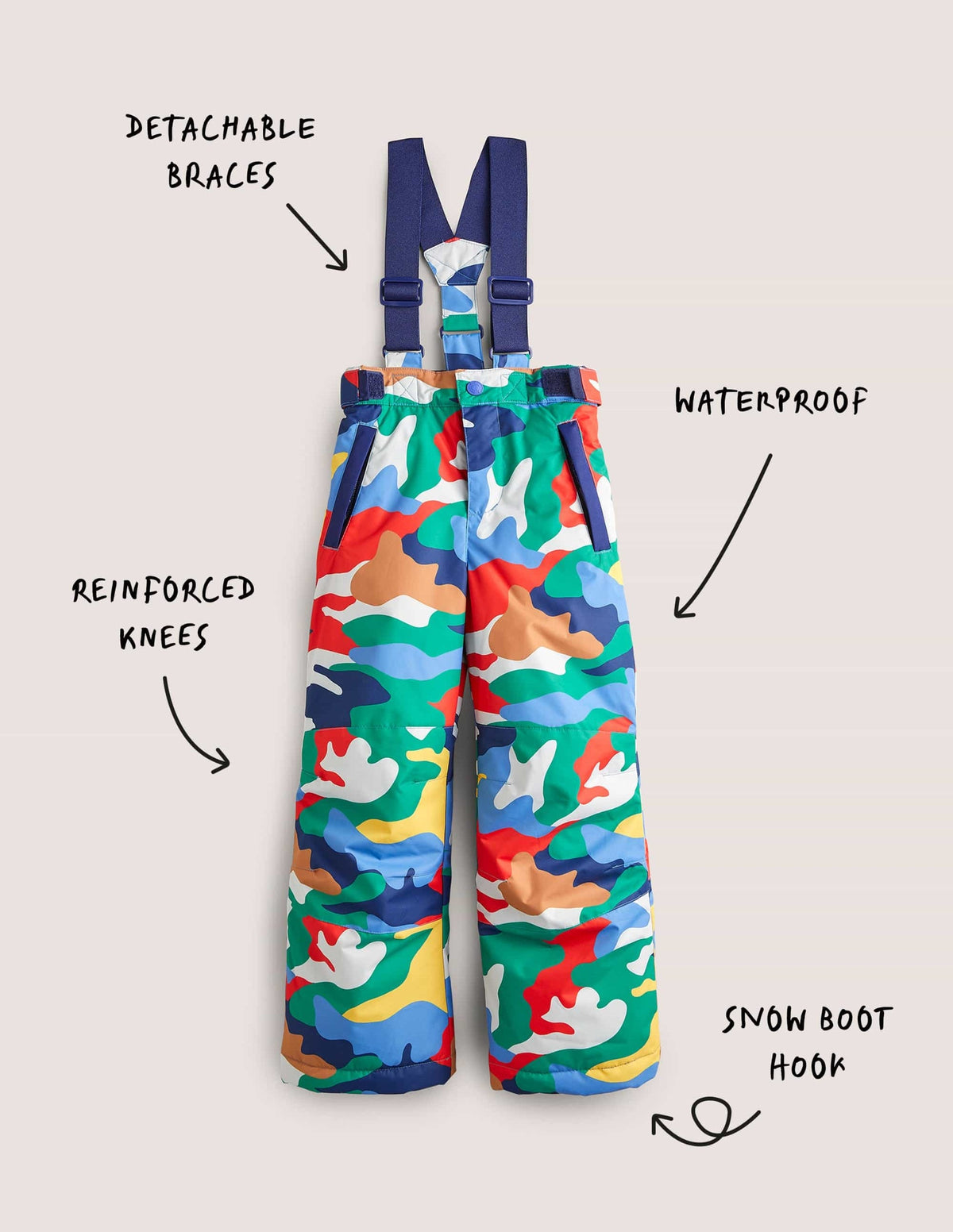 All-weather Waterproof Pants-Multi Camo - Image 4