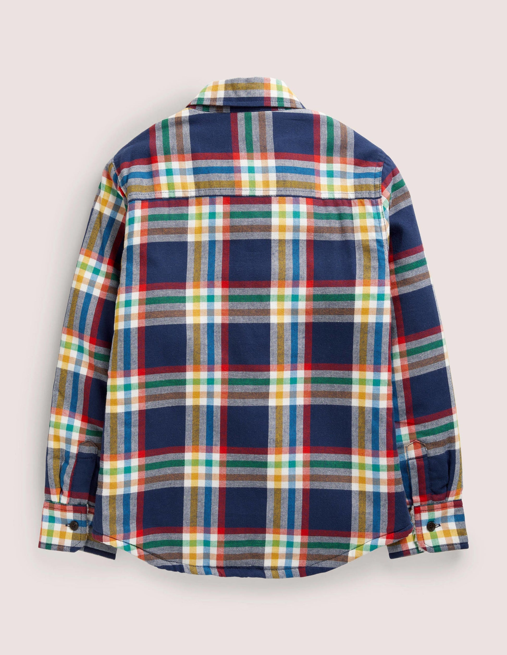 Sherpa-Lined Shacket-Starboard Blue Rainbow Check-2