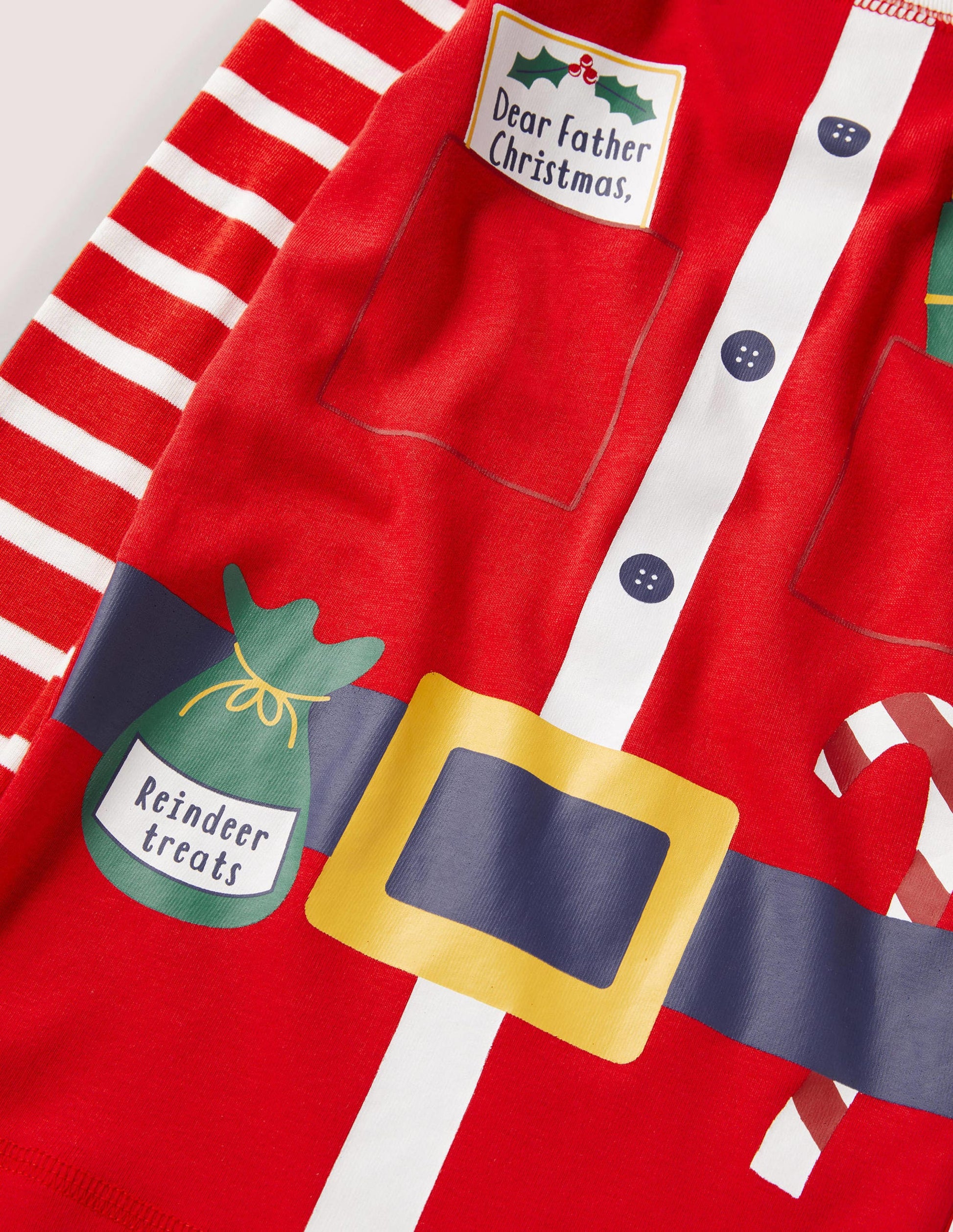 Dream Big Long Pajamas-Red Father Christmas-3