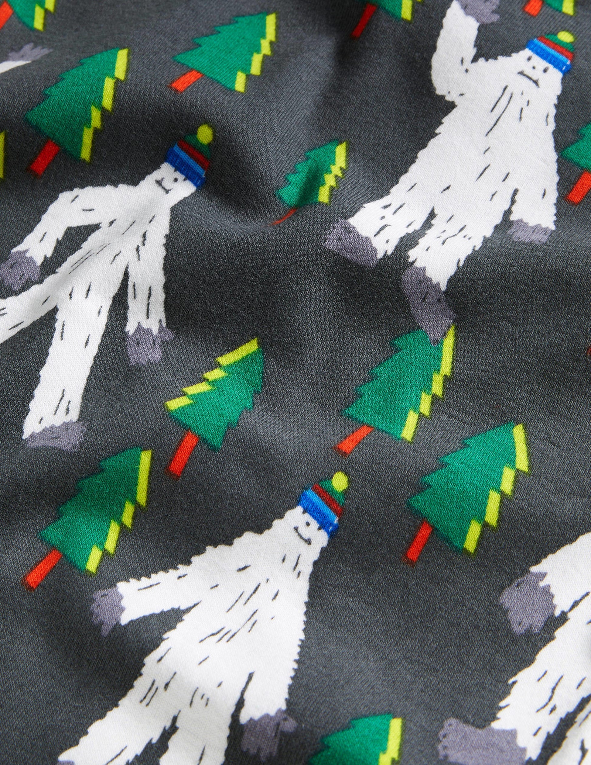 Snug Long John Pajamas-Smoke Grey Yeti-3