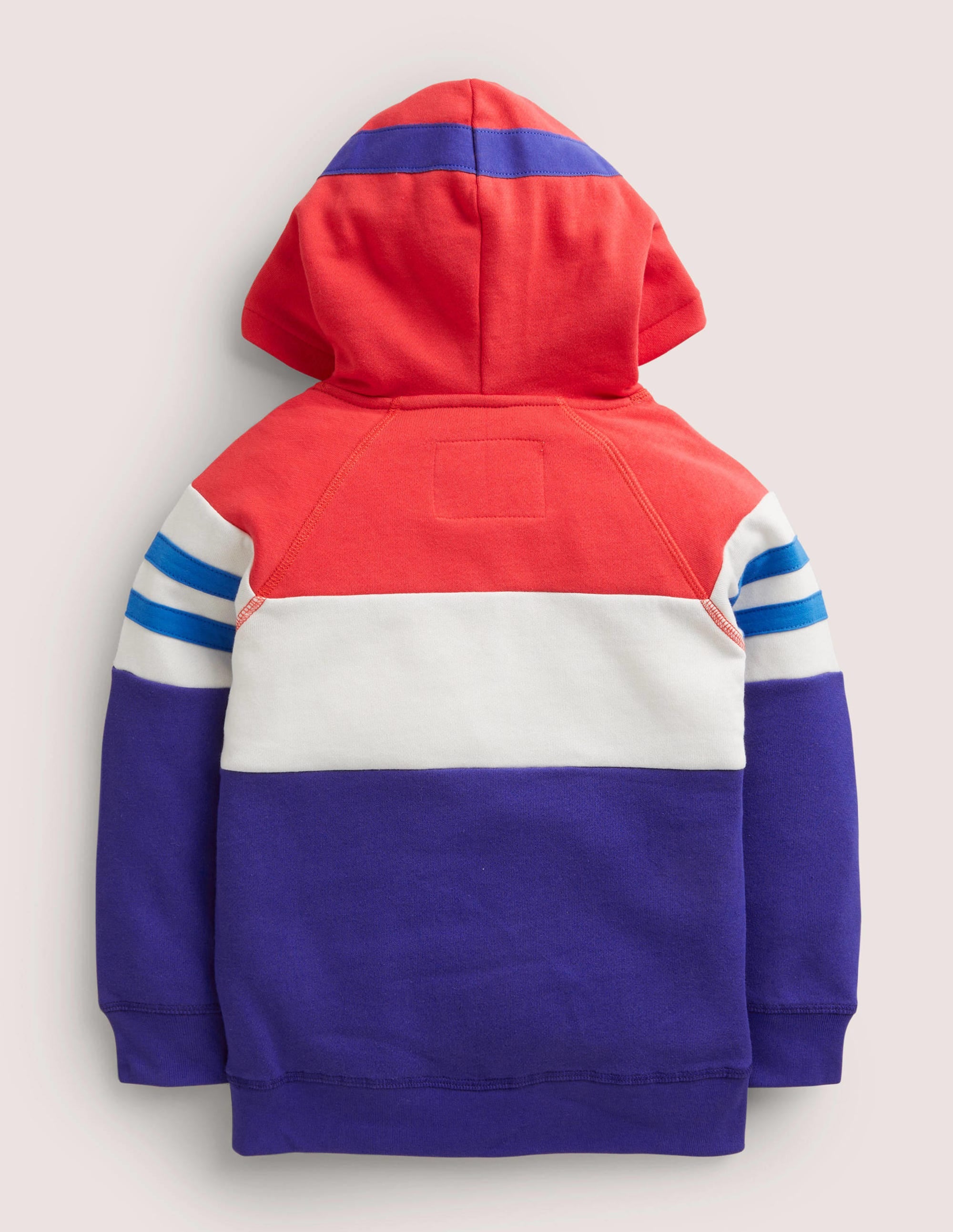 Ski Hoodie-Strawberry Tart/Bluing Blue - Image 2
