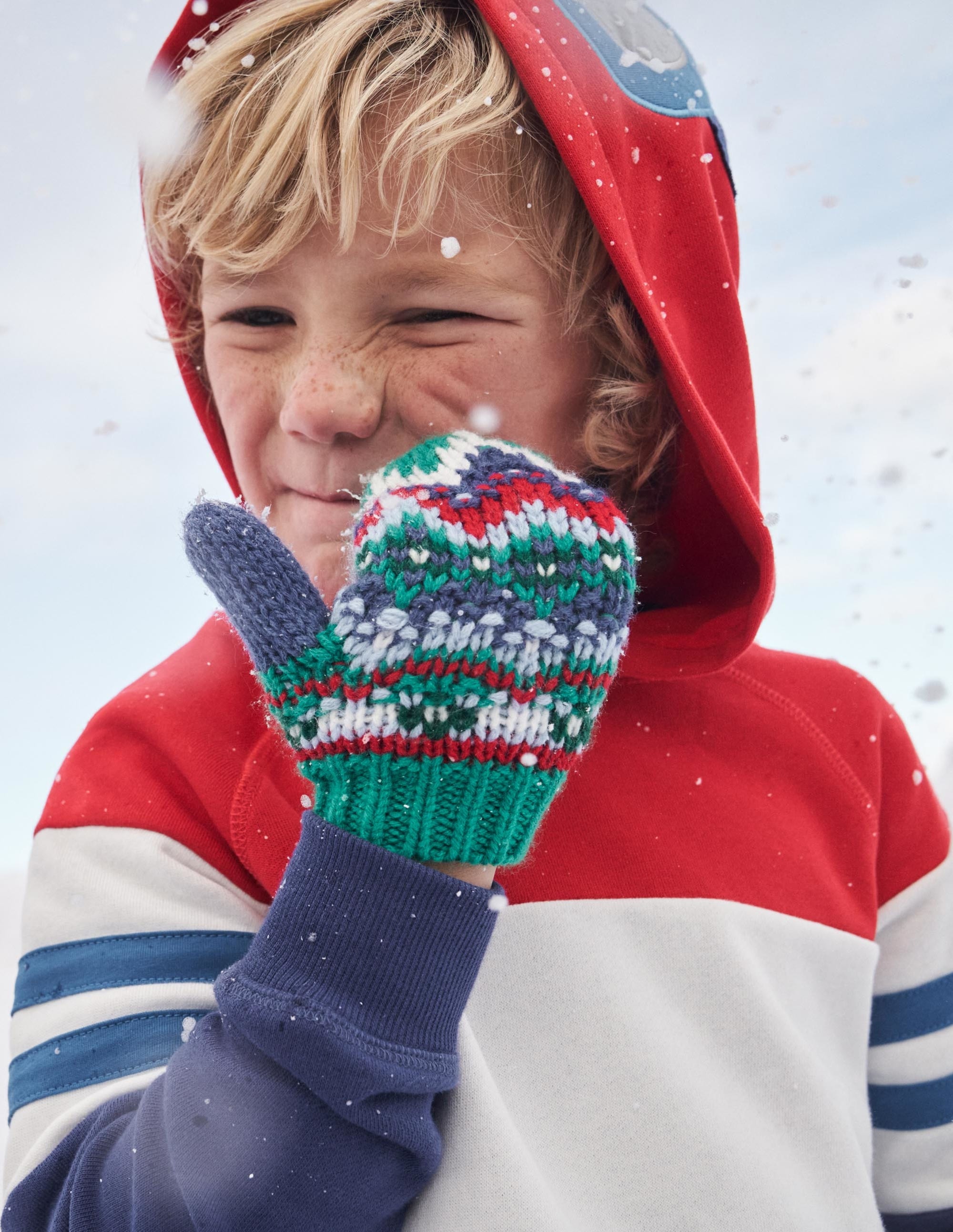Ski Hoodie-Strawberry Tart/Bluing Blue - Image 5