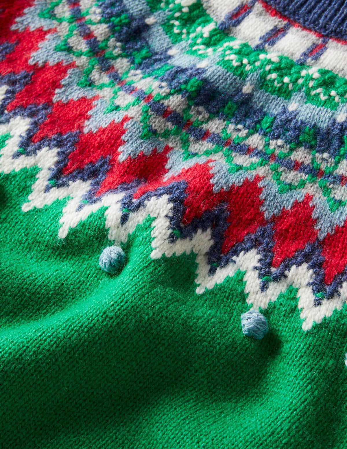 Classic Fair Isle Sweater-Trekking Green Multi Fair Isle-3
