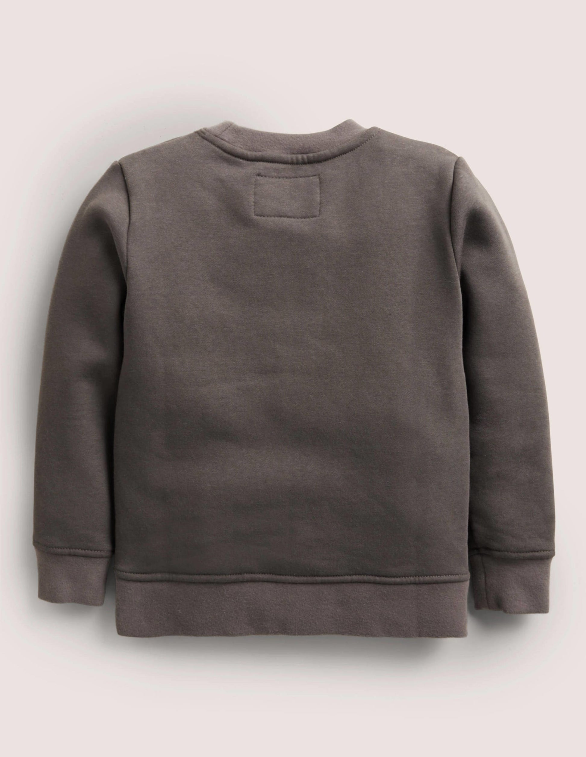 Owl Appliqué Sweatshirt-Smoke Grey Owl-2