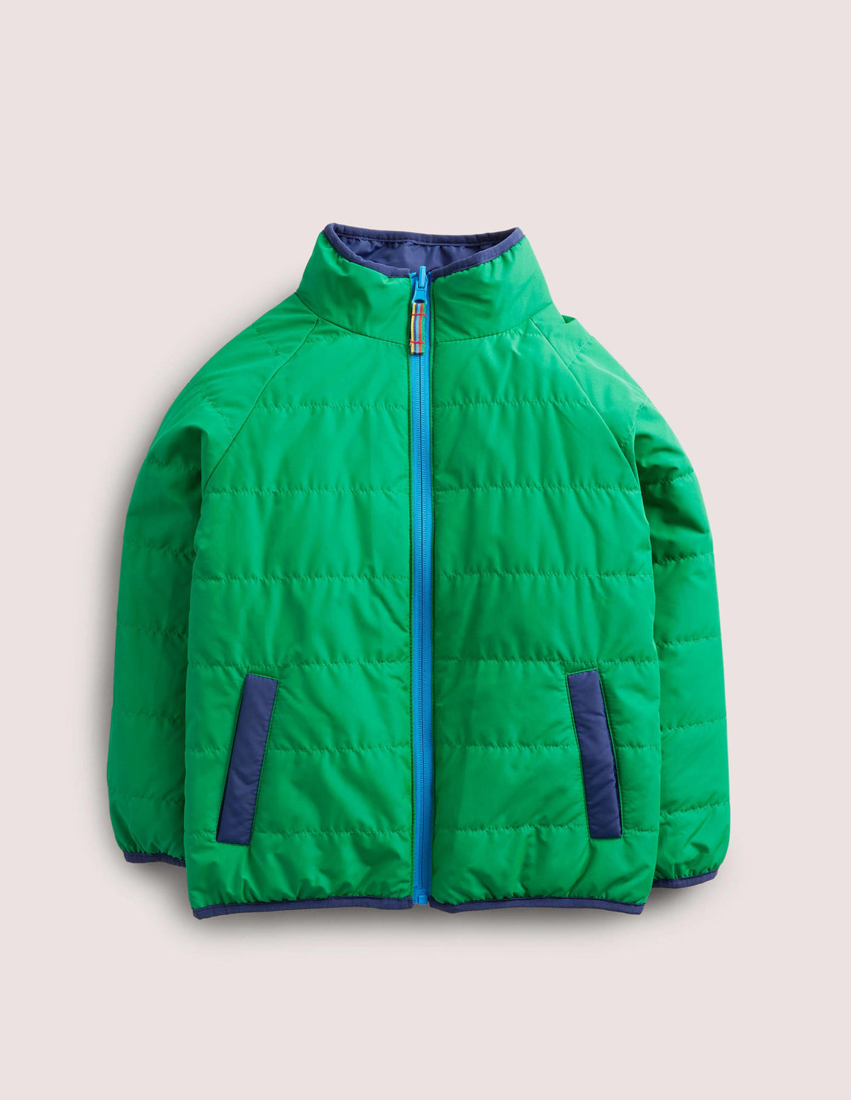 Red Rainbow 4-in-1 Waterproof Parka-Rockabilly Red Rainbow - Image 5