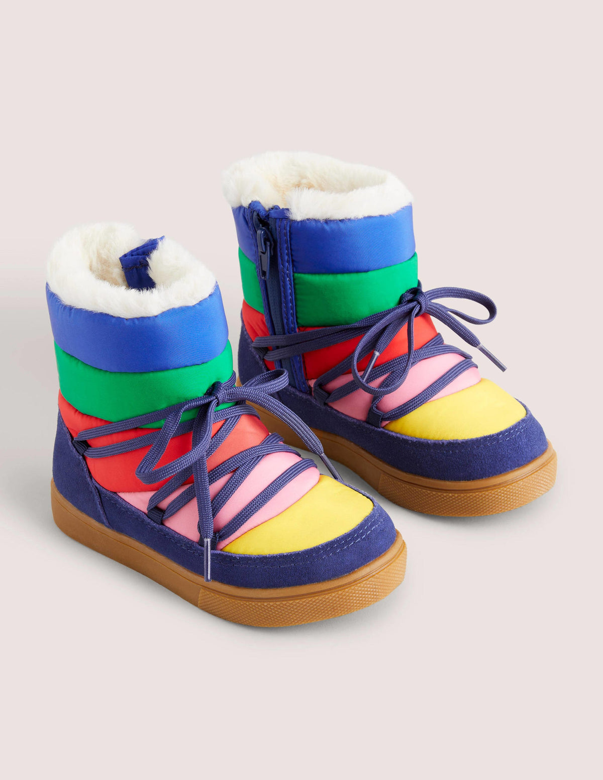 Colourblock Snow Boot-Multi - Image 2