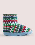 Slipper Boots-Fairisle