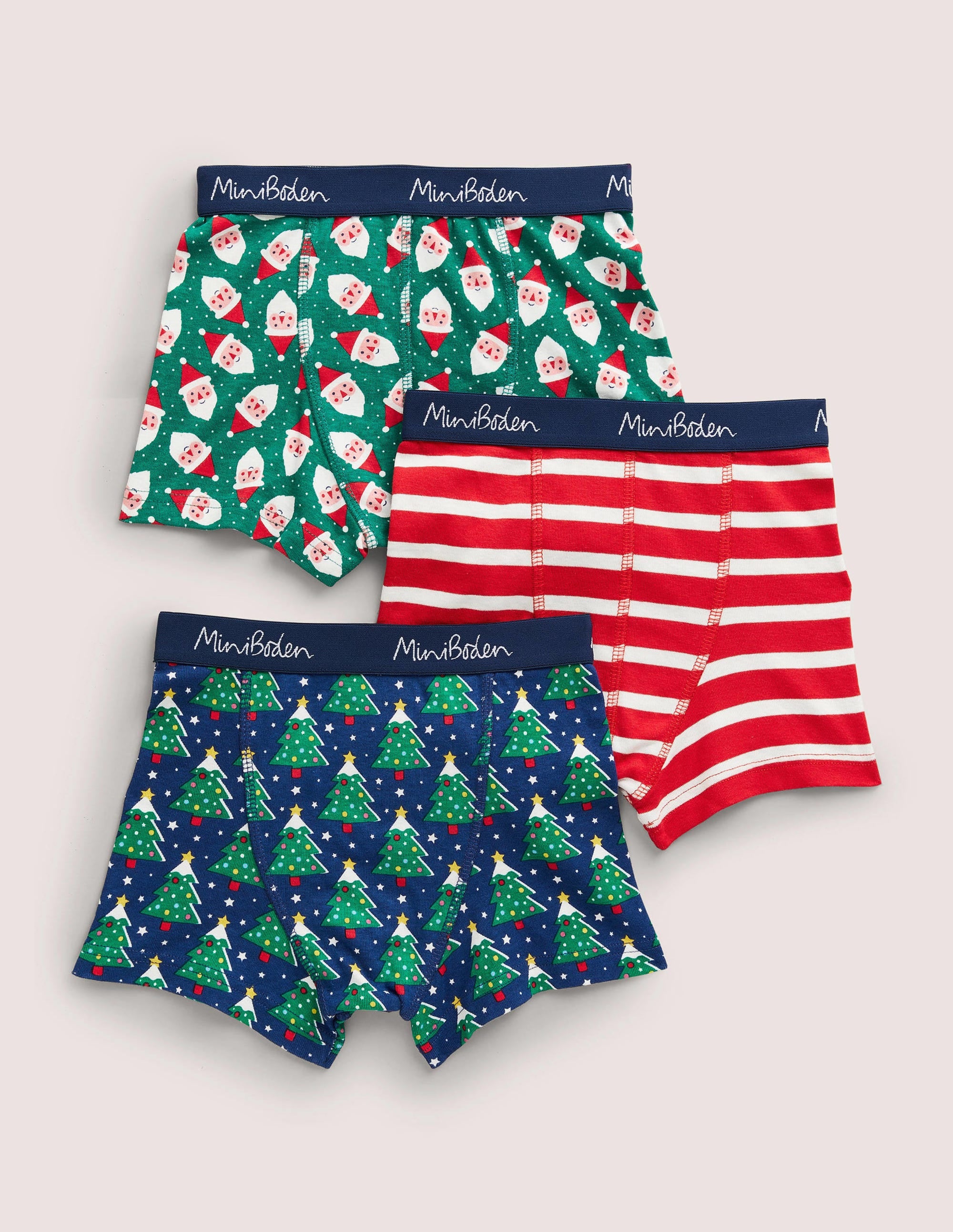 Christmas Boxers 3 Pack-Multi - Image 2