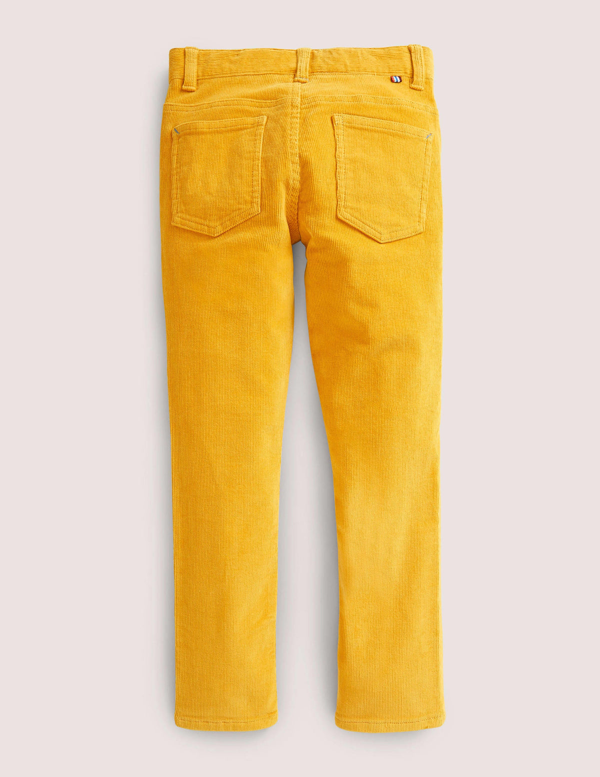 Slim Cord Stretch Pants-Honeycomb Yellow-2