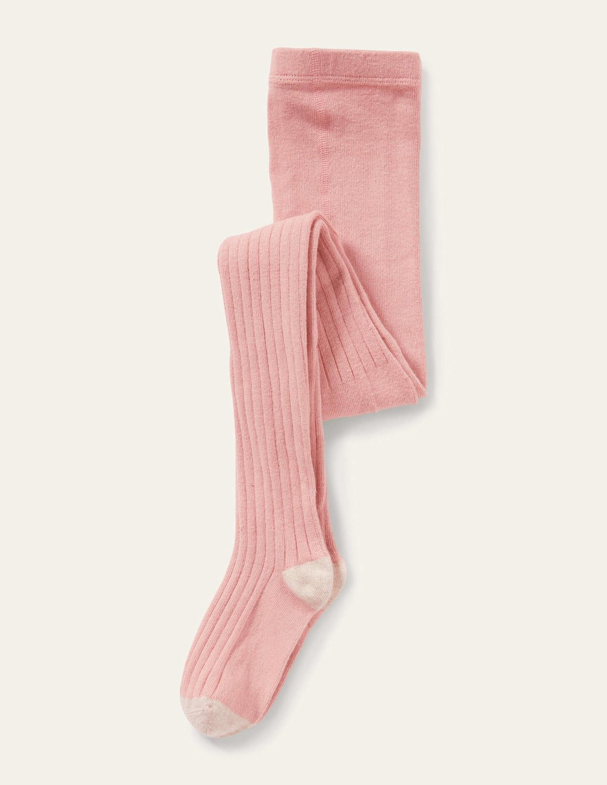Ribbed Tights-Chalky Pink - Image 1