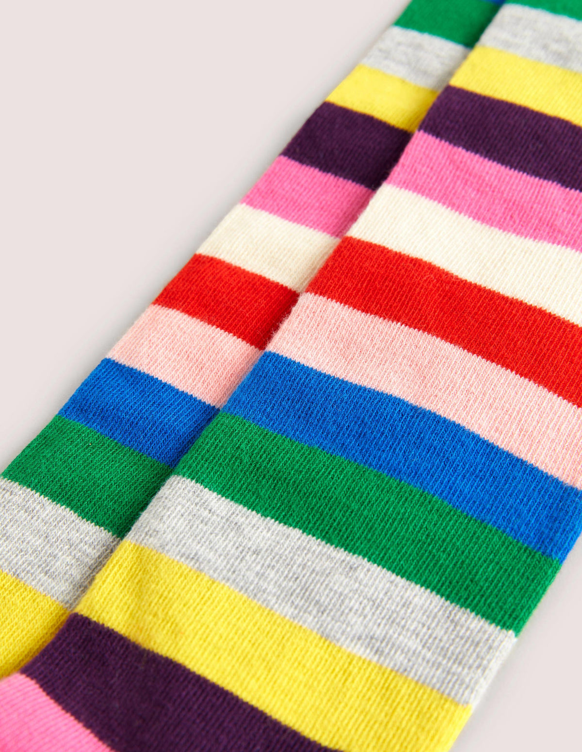 Patterned Tights-Rainbow Stripes-2