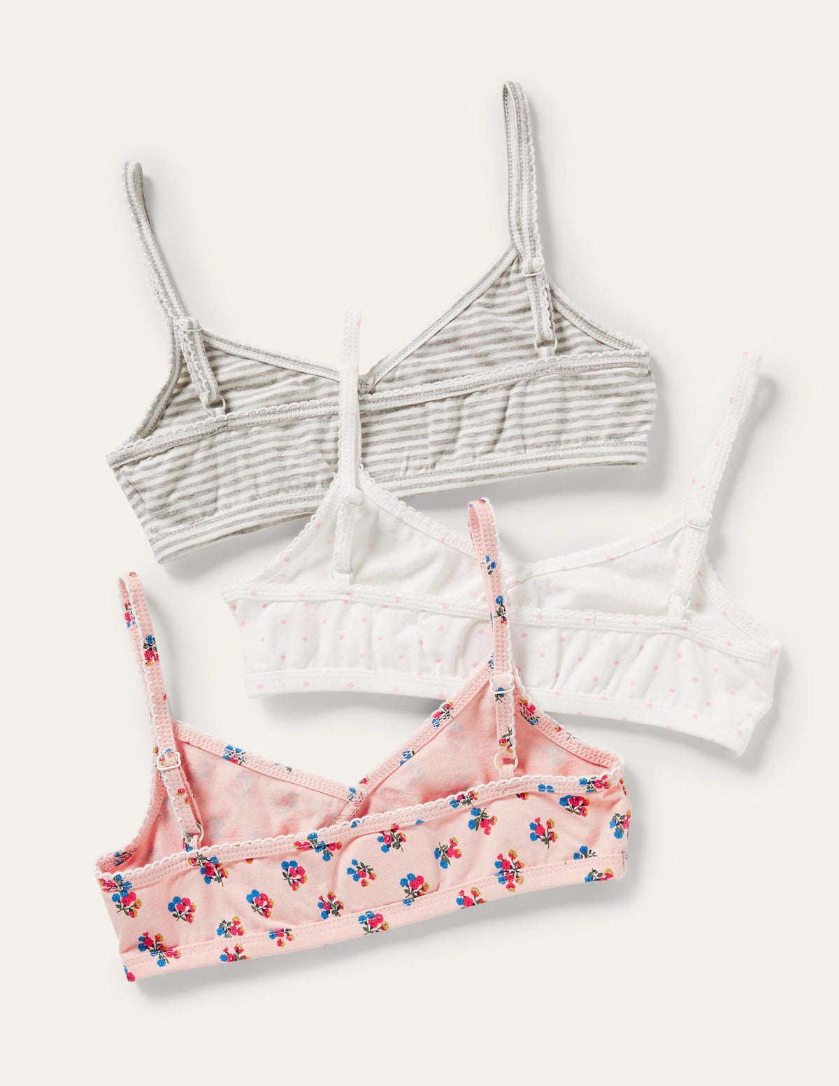 Crossover Training Bra 3 Pack-Pink Floral - Image 2