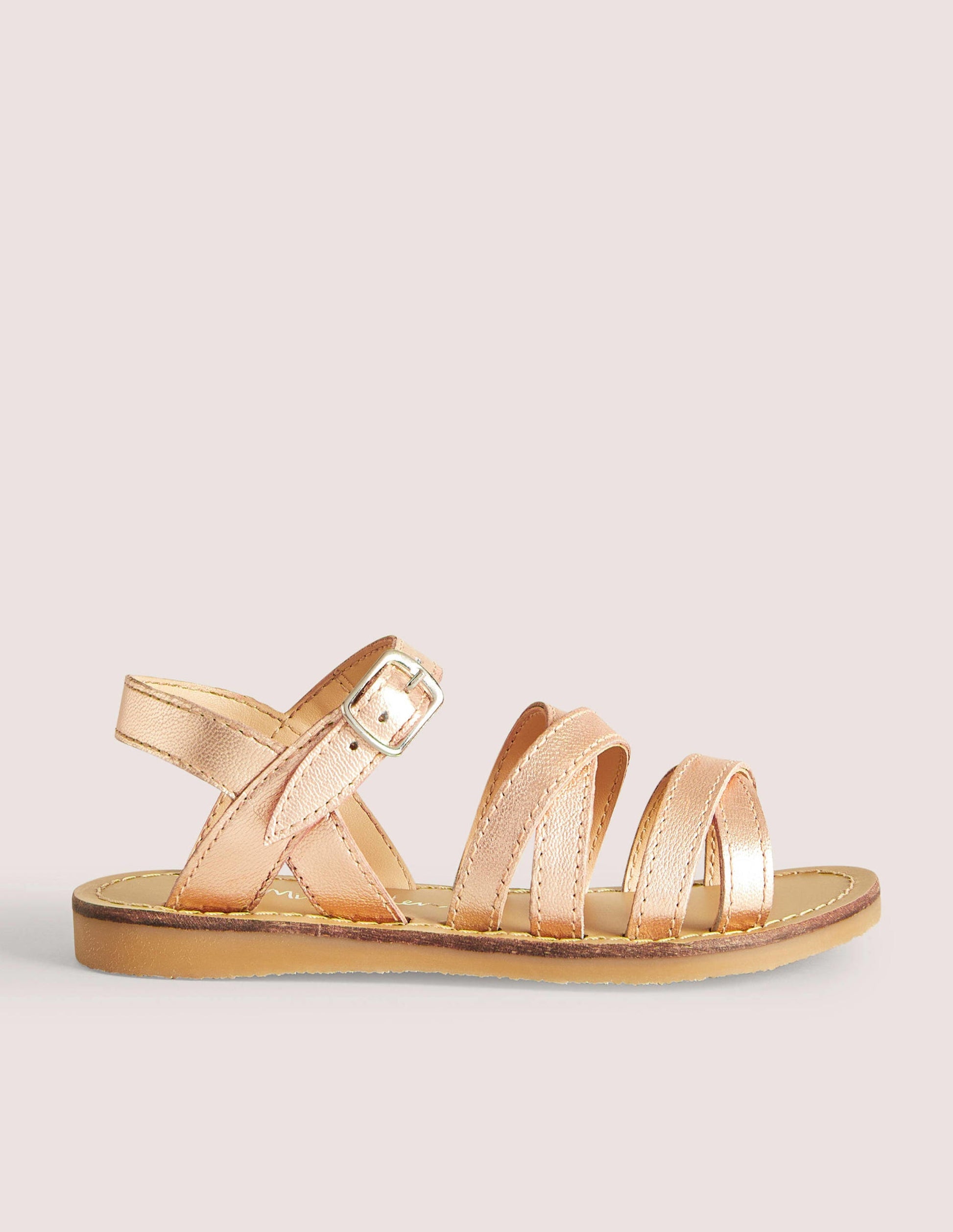 Everyday Sandals-Rose Gold Metallic-1