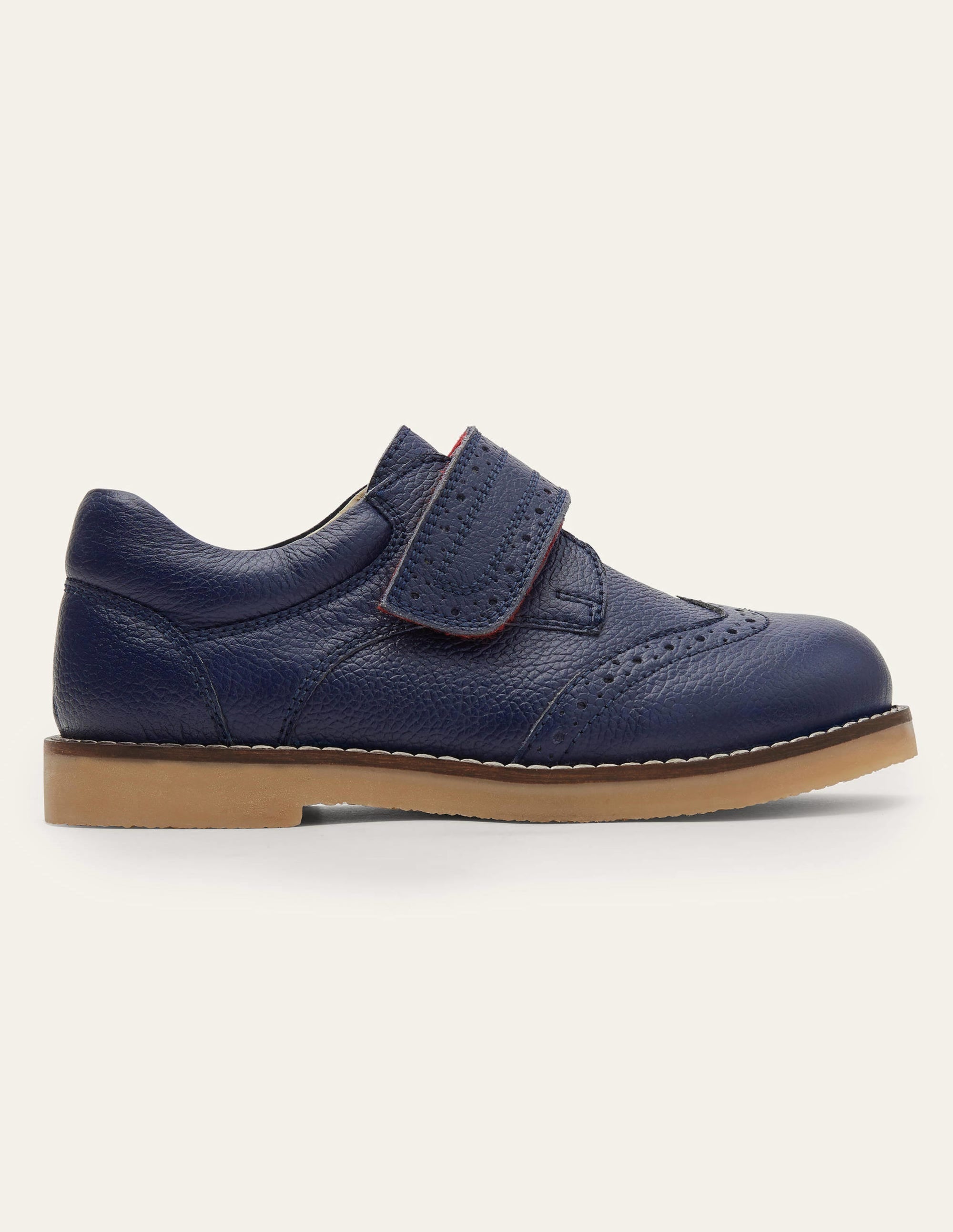 Leather Shoes-College Navy - Image 2