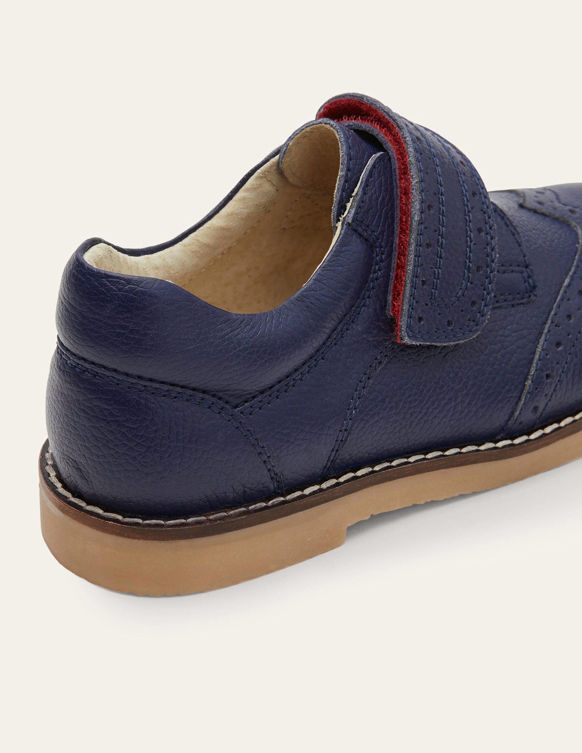 Leather Shoes-College Navy-3