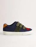 Leather Low Top Sneakers-Multi Colourblock