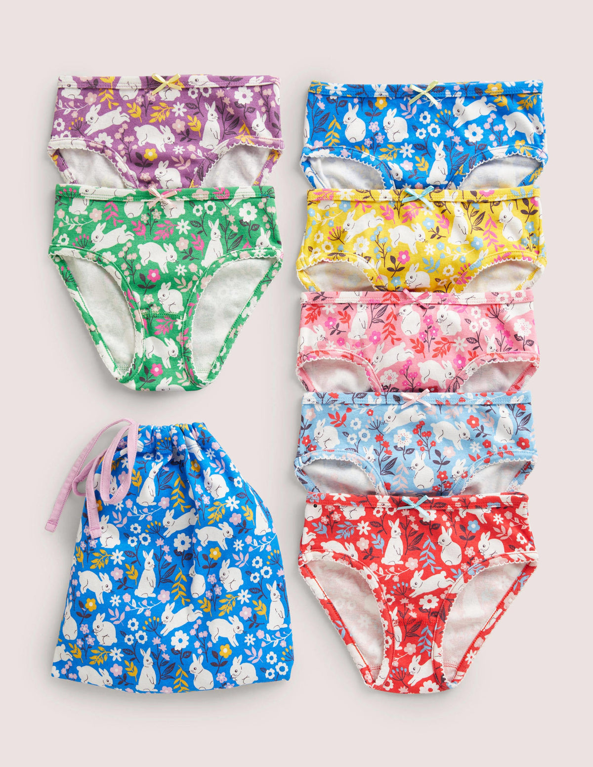 Underwear 7 Pack-Aloe Bunny Field - Image 1