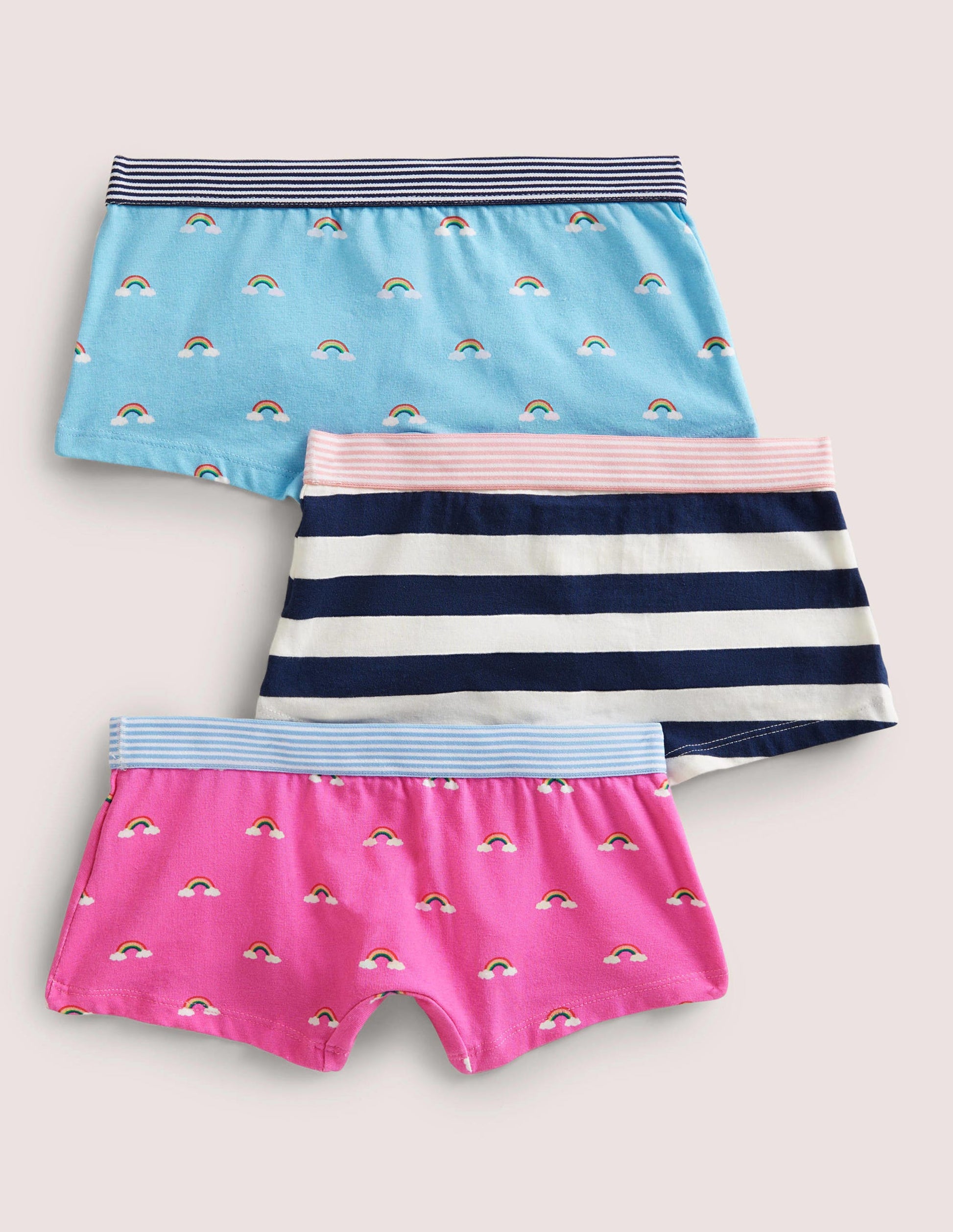 Shorties 3 Pack-Tickled Pink-2