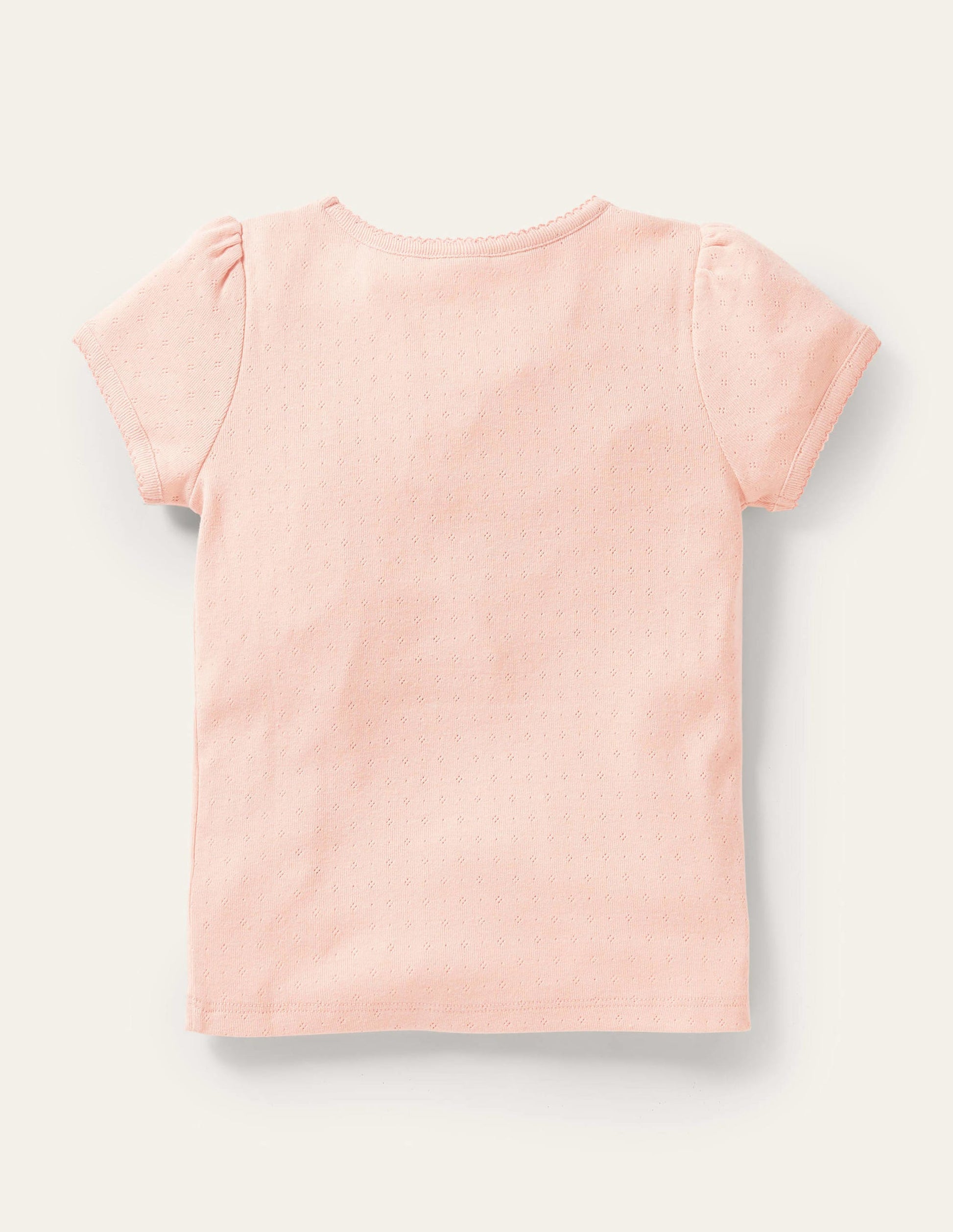 Short-Sleeved Pointelle Top-Provence Dusty Pink-2