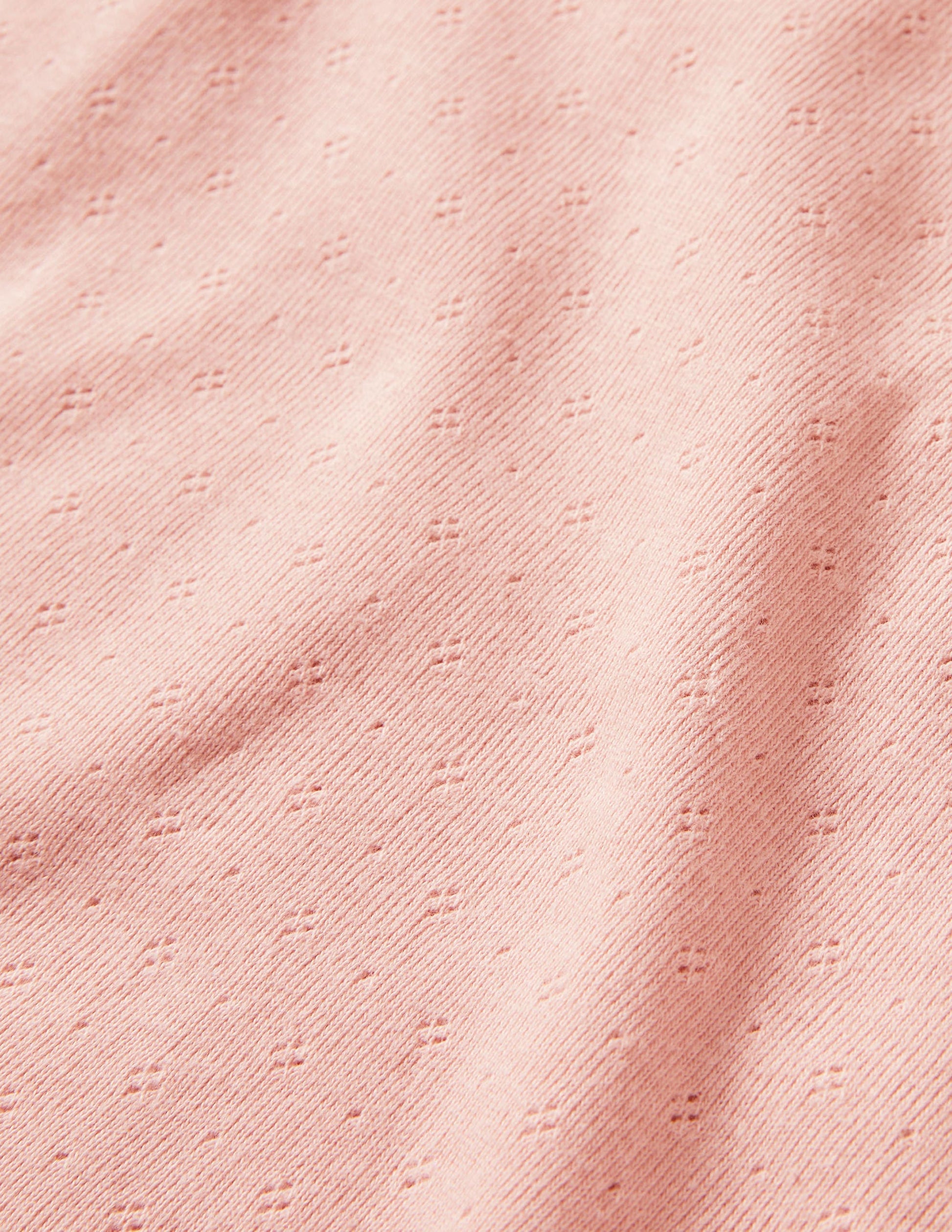 Short-Sleeved Pointelle Top-Provence Dusty Pink-3