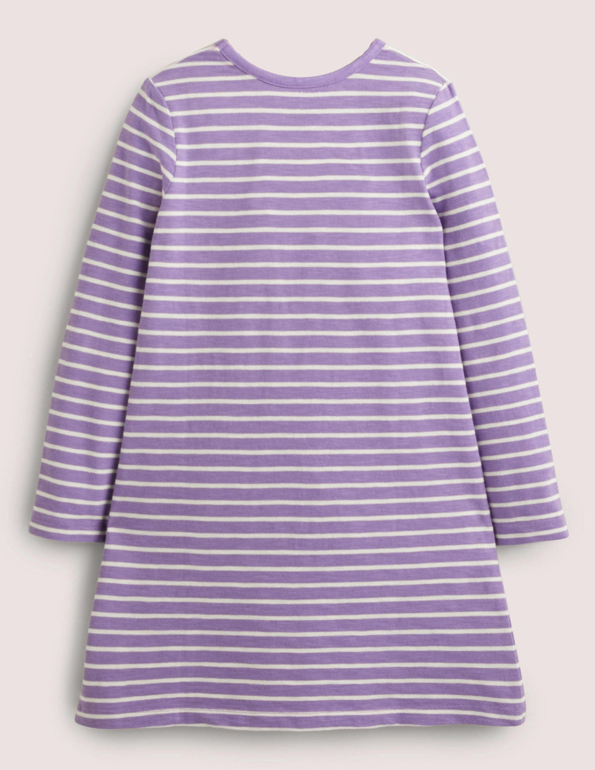 Fun Pocket Jersey Dress-Aster/Ivory Foil Spot - Image 2