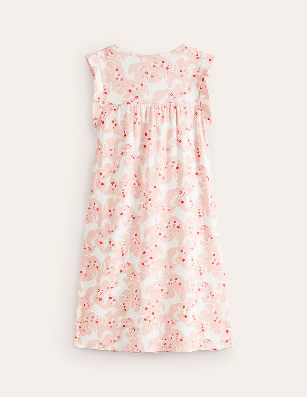 Printed Nightgown-Boto Pink Unicorn Floral - Image 2