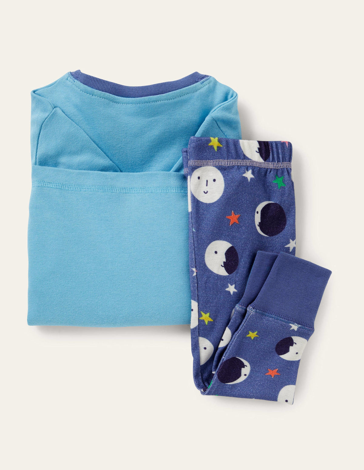 Snug Glow-In-The-Dark Pajamas-Elizabethan Blue Moons-2