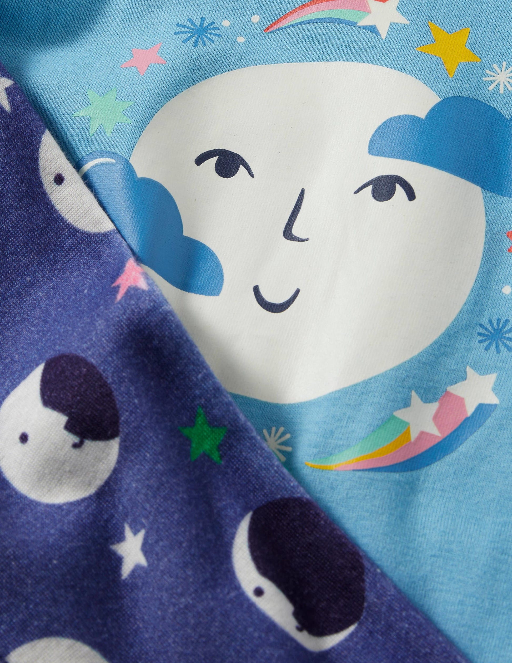 Snug Glow-In-The-Dark Pajamas-Elizabethan Blue Moons-3
