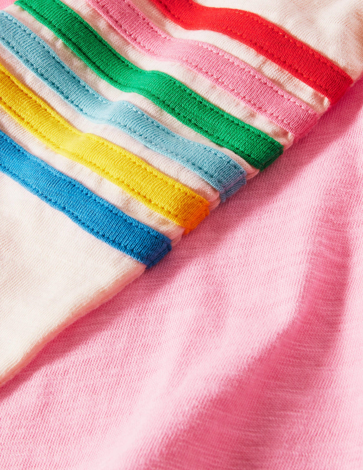 Slub Raglan T-shirt-Pink Lemonade - Image 3