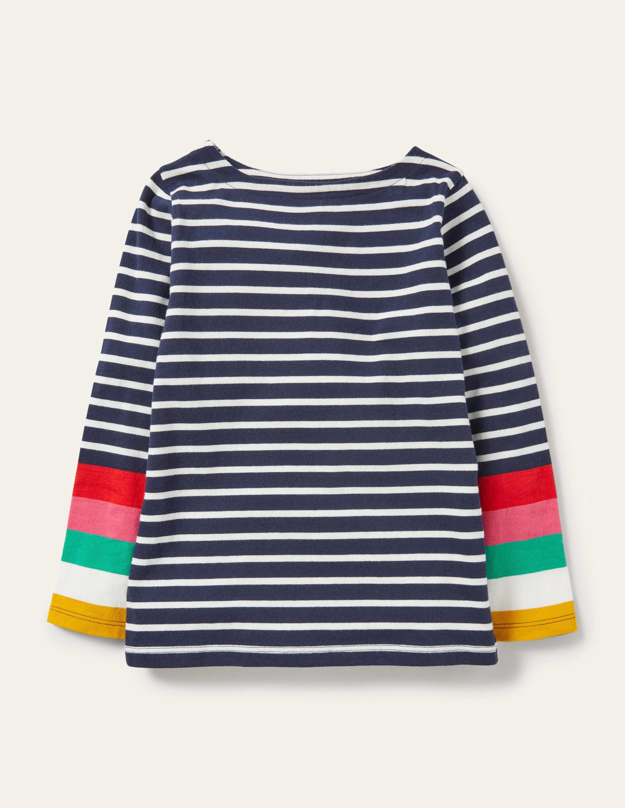 Fun Breton-Ivory/Starboard Navy Rainbow - Image 2
