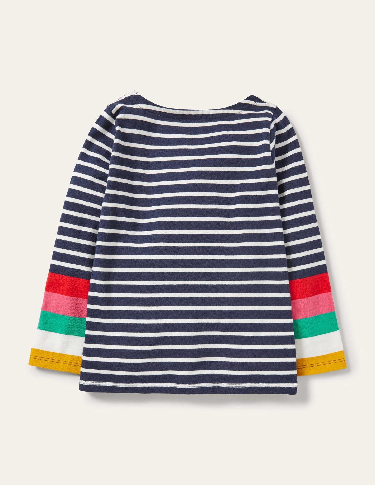 Fun Breton-Ivory/Starboard Navy Rainbow