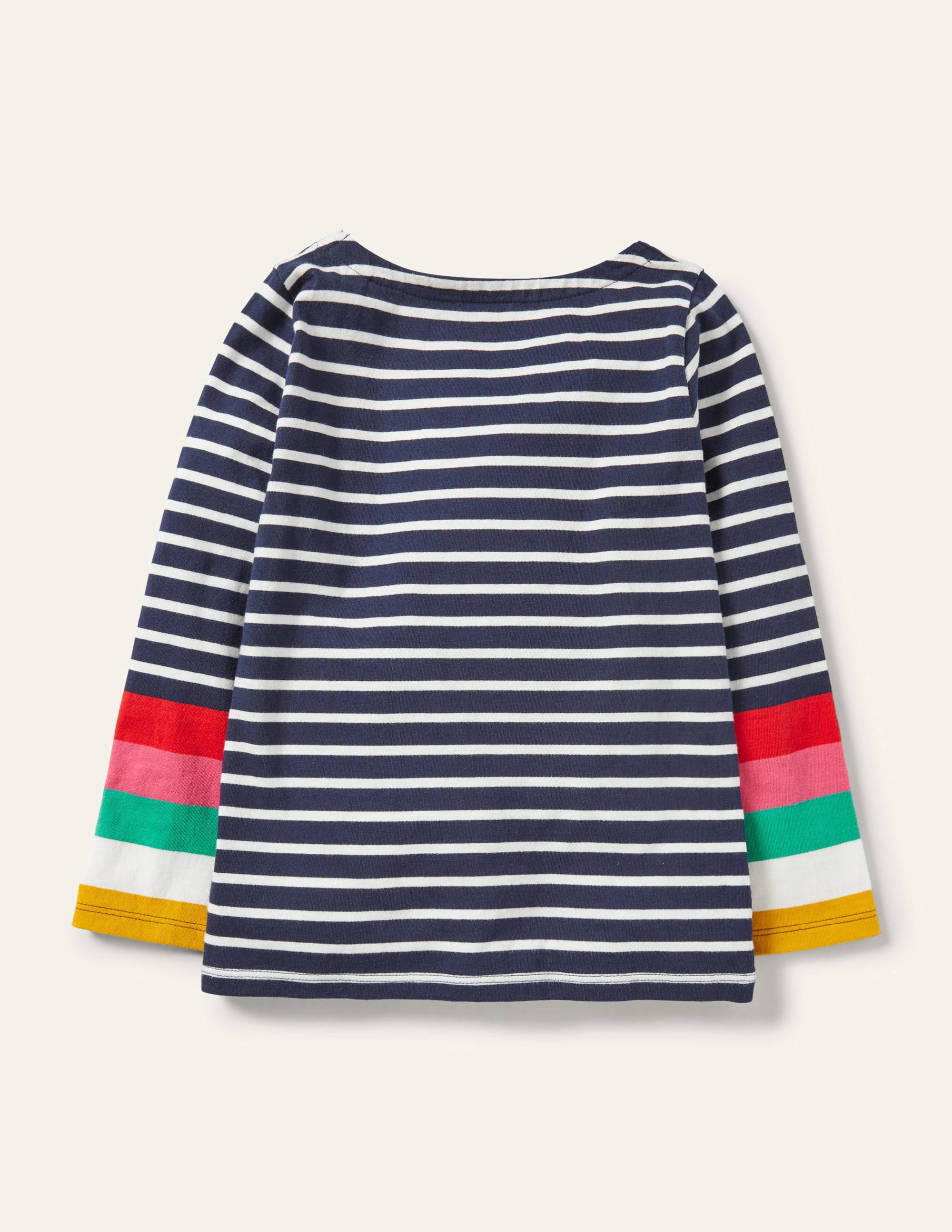 Fun Breton-Ivory/Starboard Navy Rainbow - Image 1