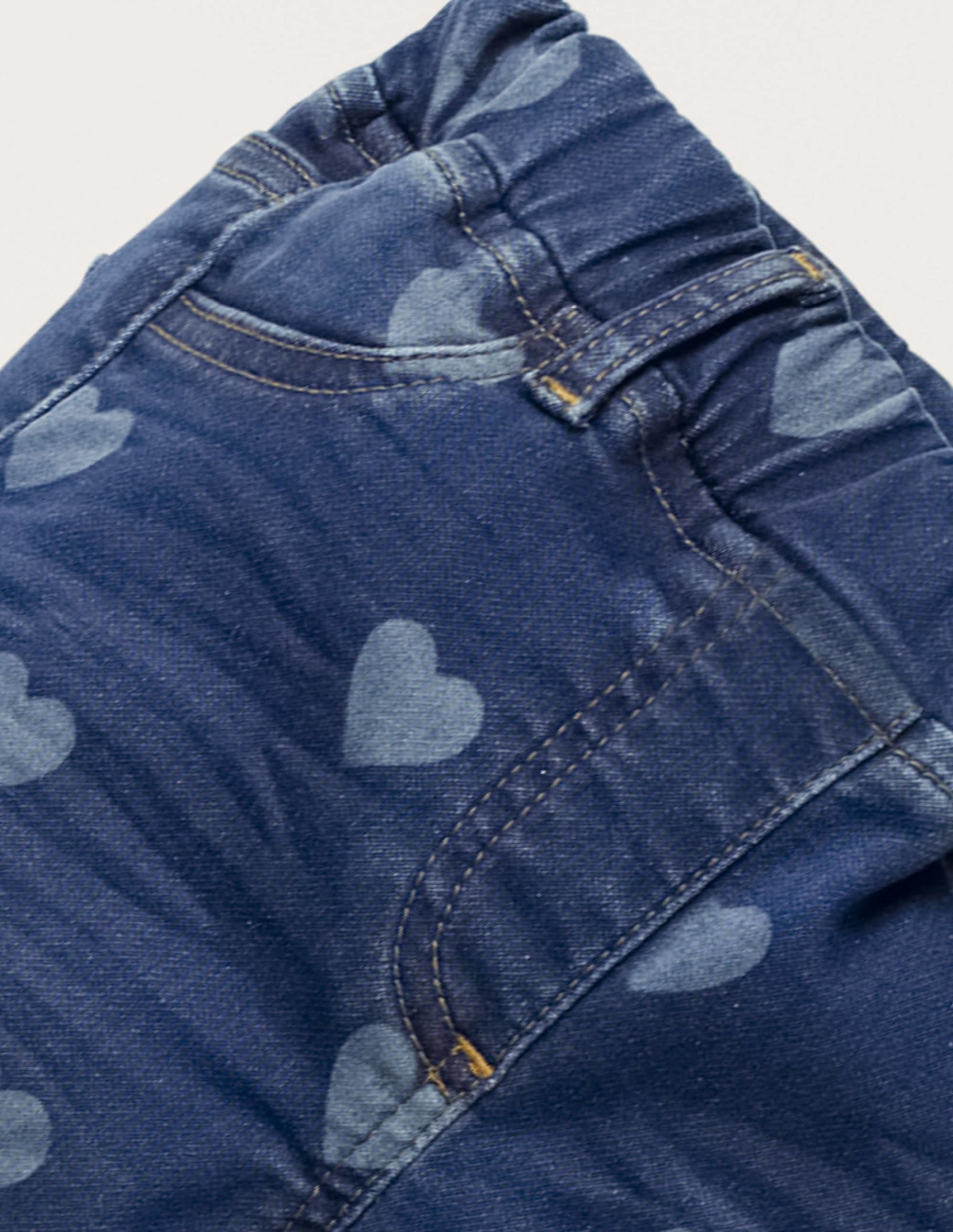 Adventure-flex Denim Leggings-Mid Vintage Heart - Image 3