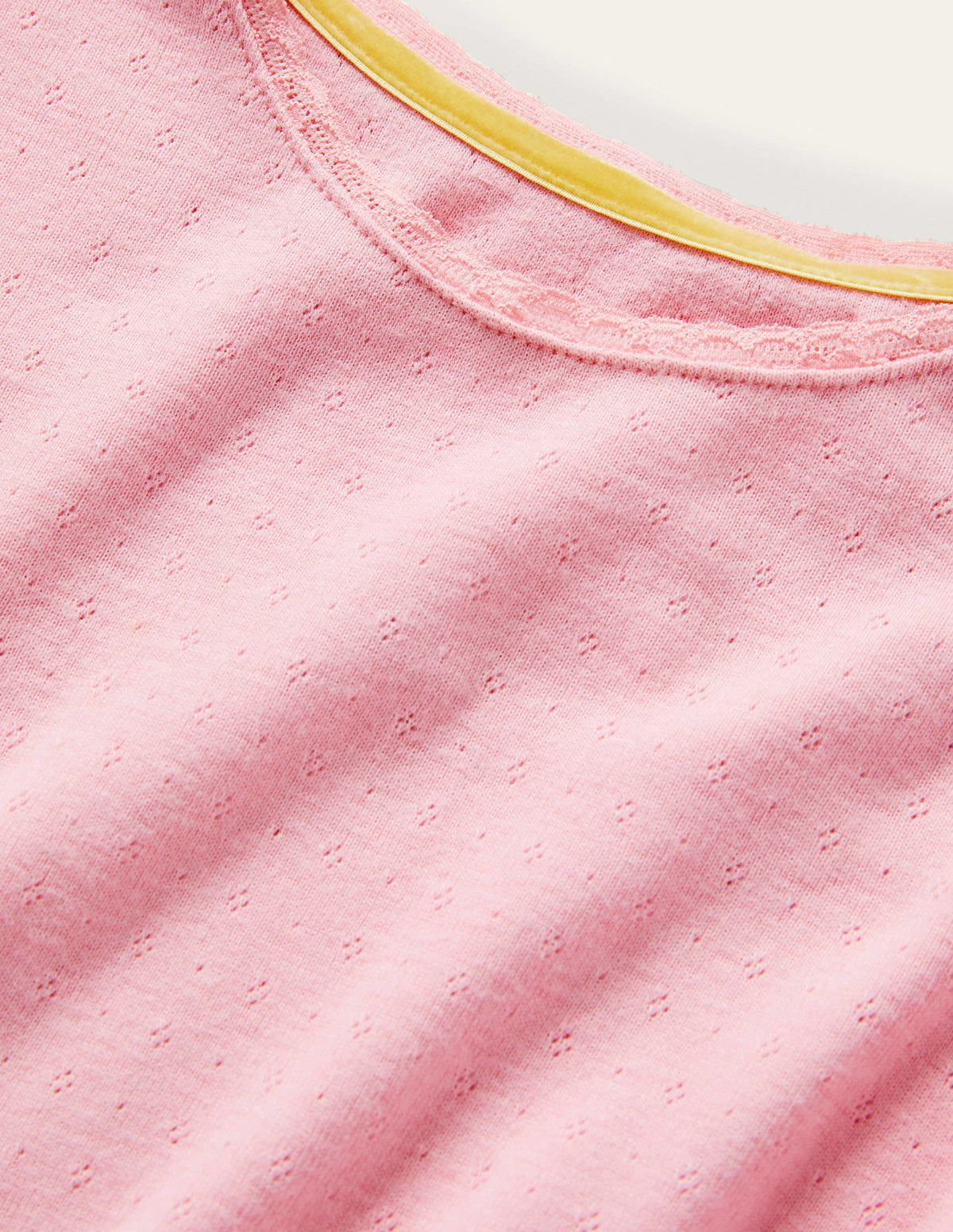 Supersoft Pointelle T-shirt-Formica Pink-3