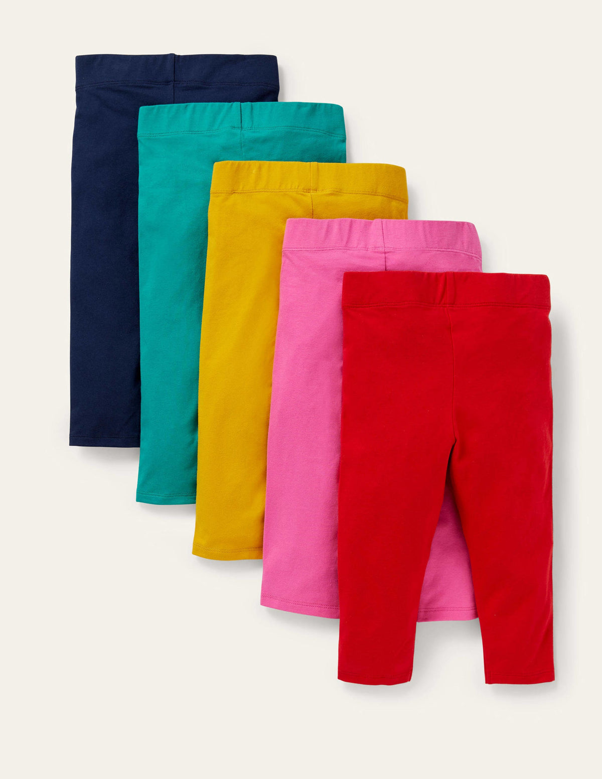5-Pack Cropped Leggings-Multi Rainbow - Image 2