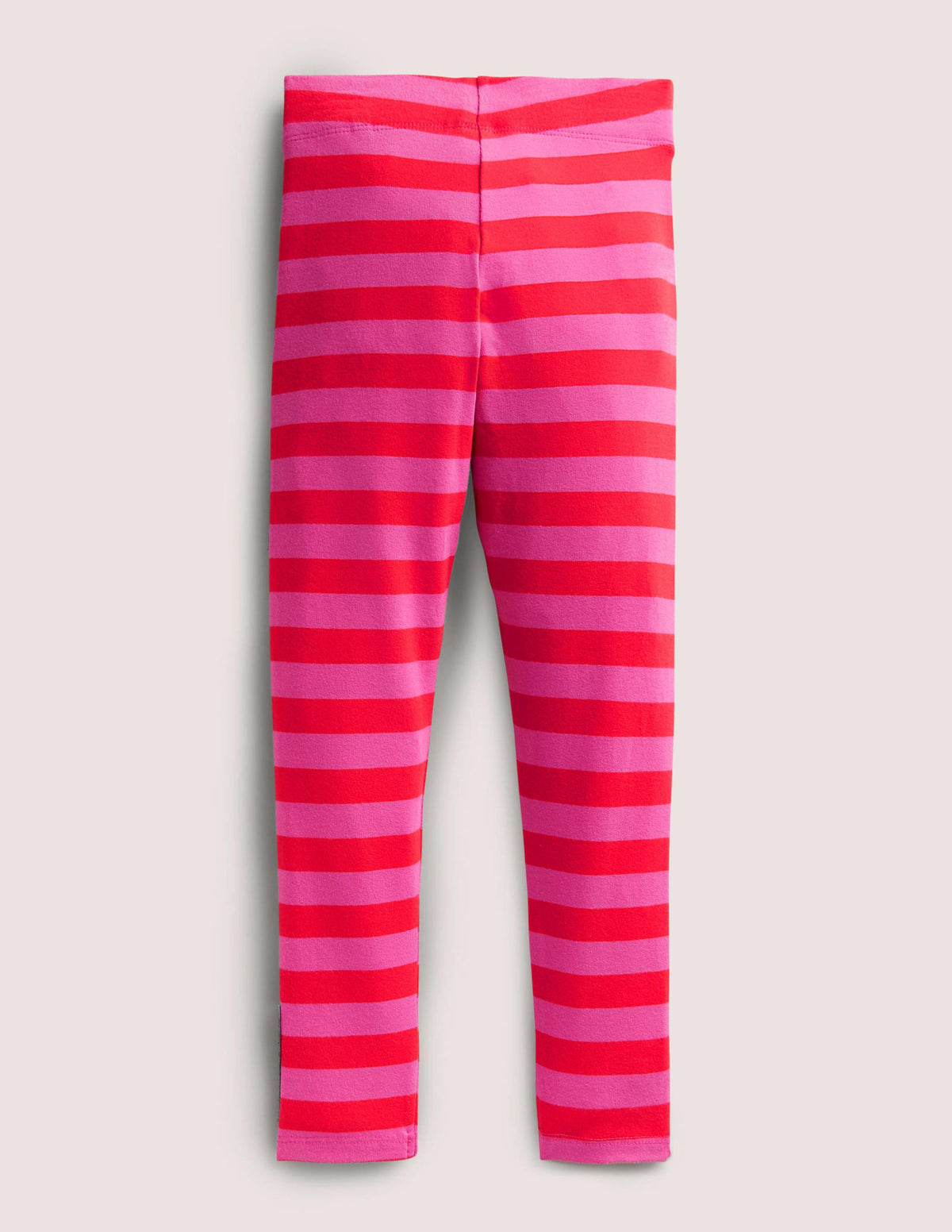 Pink Stripe Cat Print Halloween Leggings-Tickled Pink Cats - Image 2
