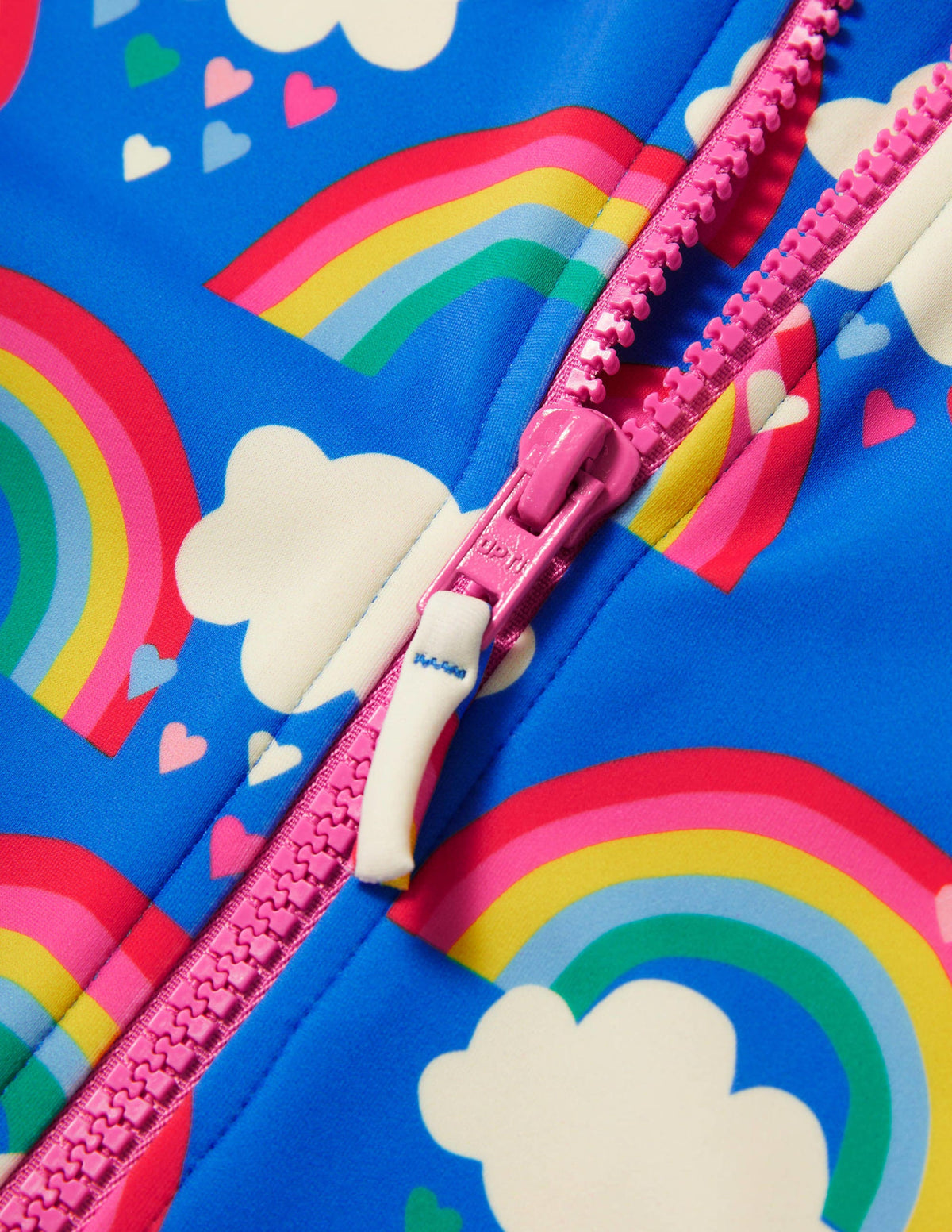 Long-sleeved Swimsuit-Moroccan Blue Rainbows - Image 3